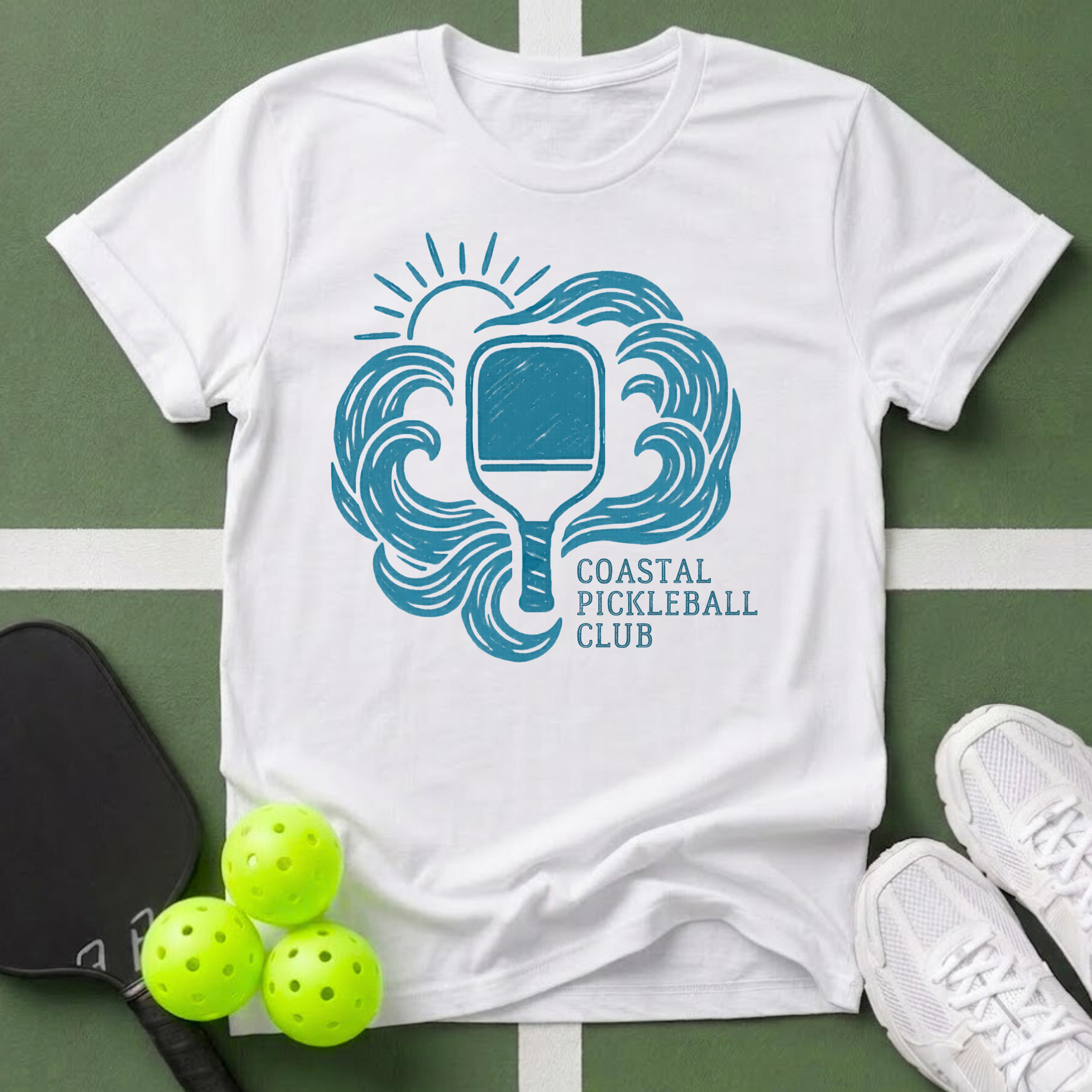 Coastal Pickleball Club T-Shirt