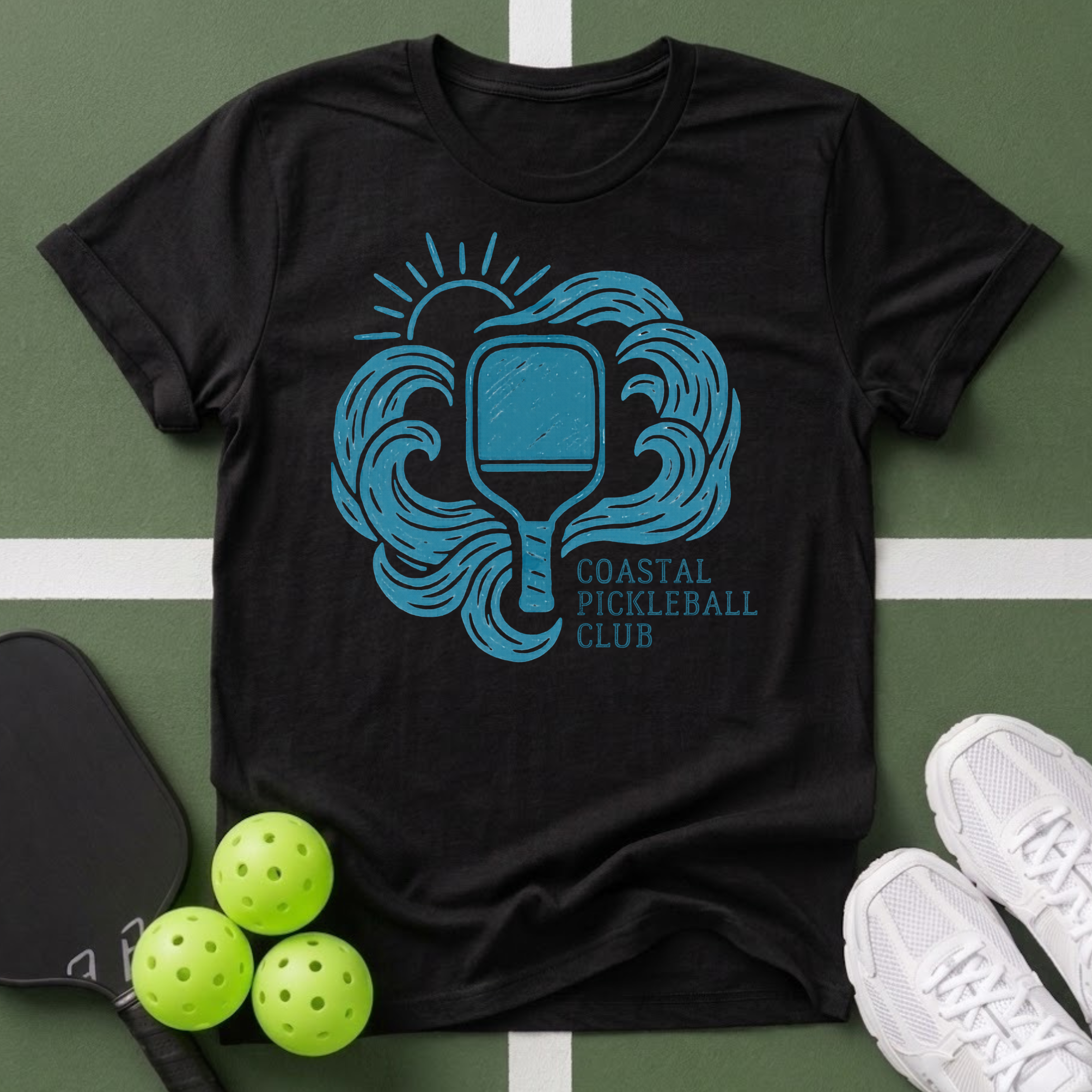 Coastal Pickleball Club T-Shirt