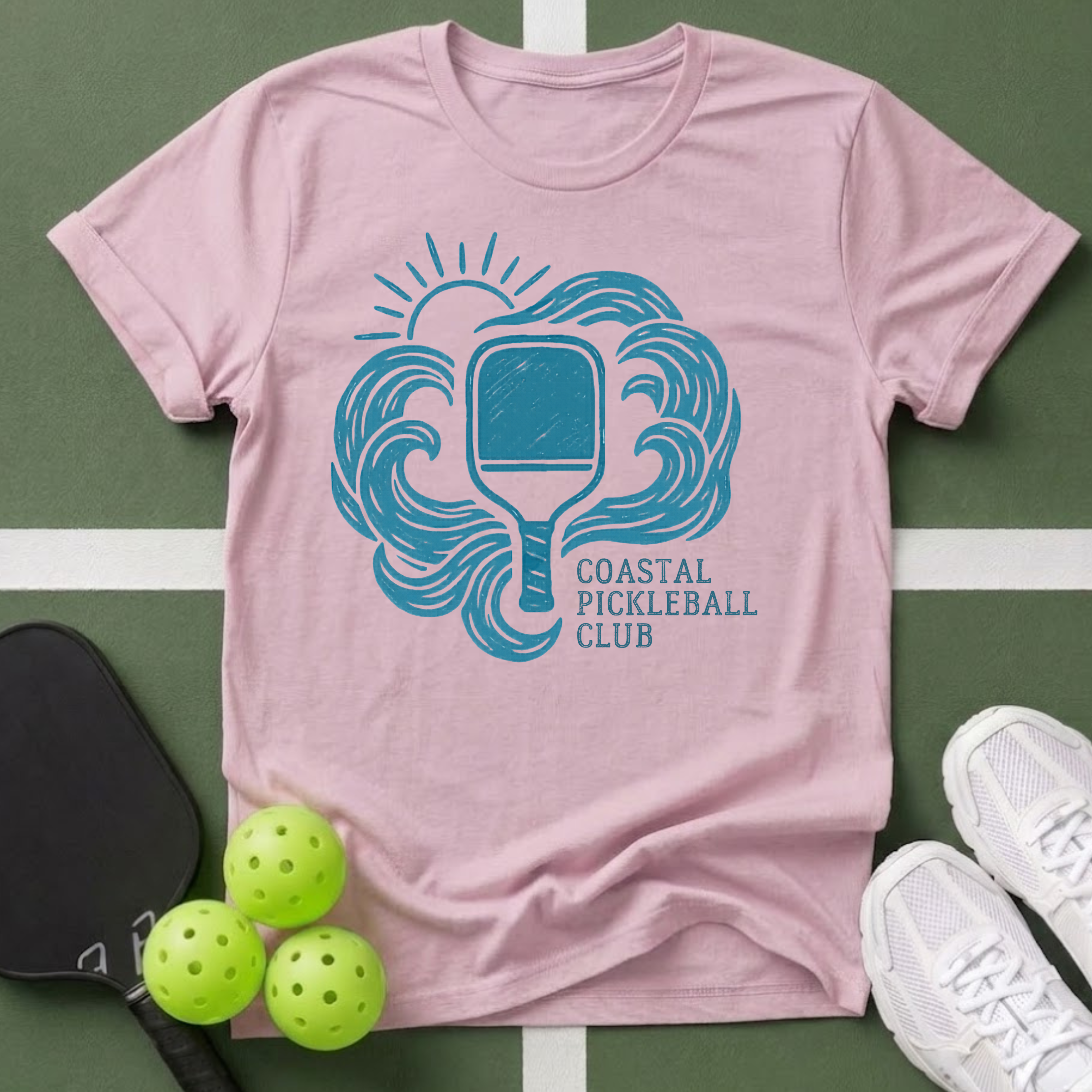 Coastal Pickleball Club T-Shirt