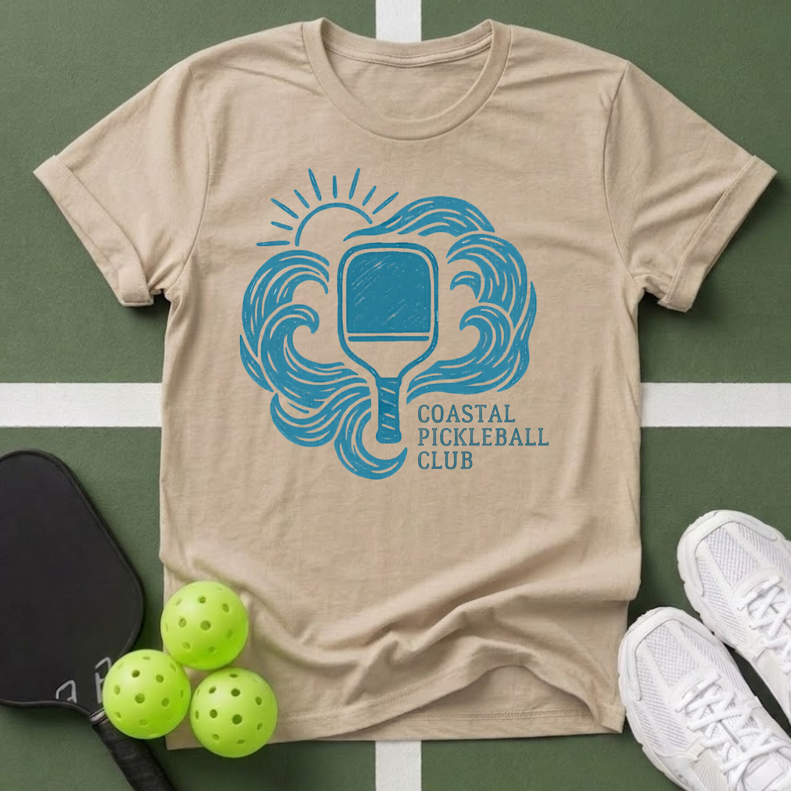 Coastal Pickleball Club T-Shirt