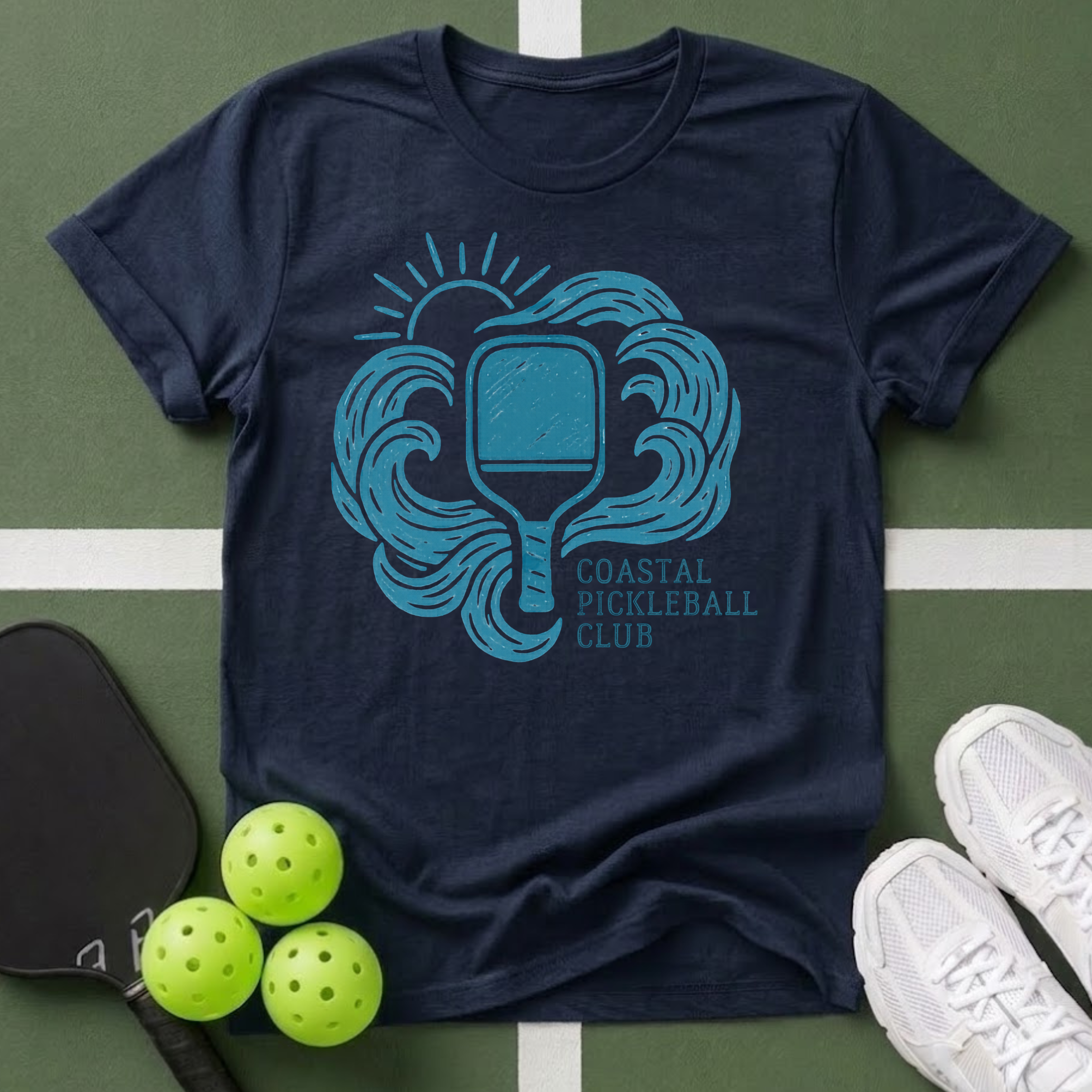 Coastal Pickleball Club T-Shirt