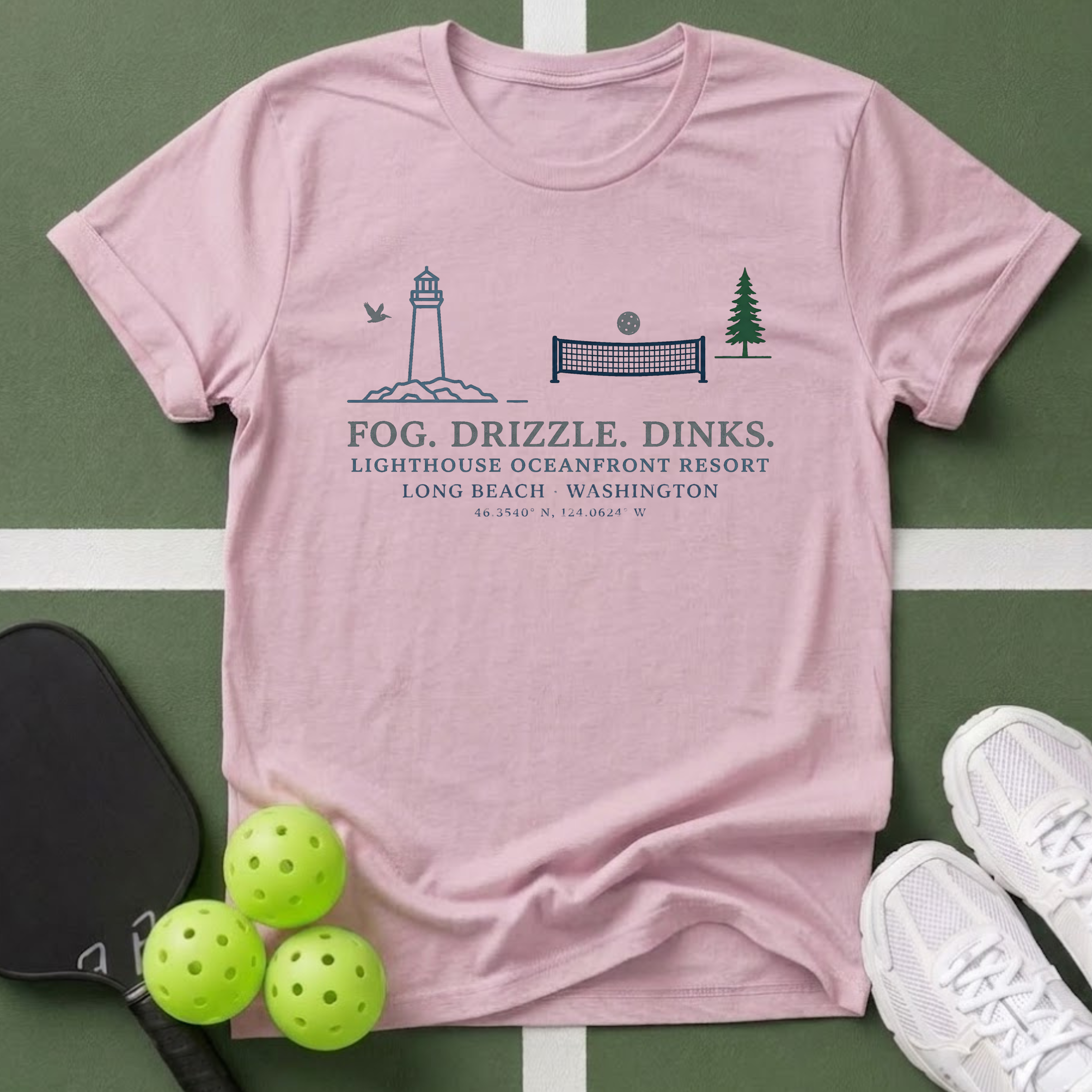 Long Beach Wash Fog. Drizzle. Dinks T-Shirt