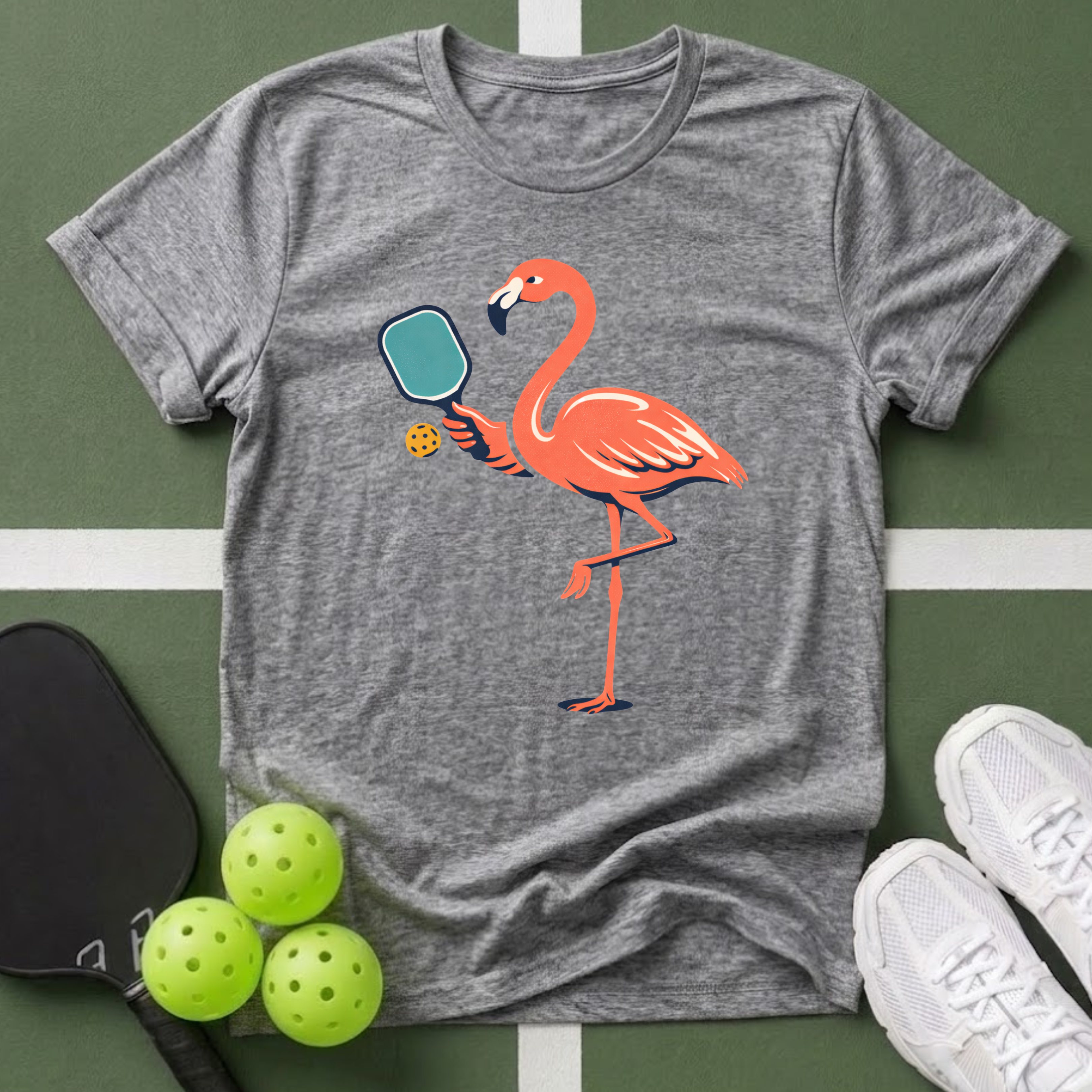 Flamingo Pickleball T-Shirt