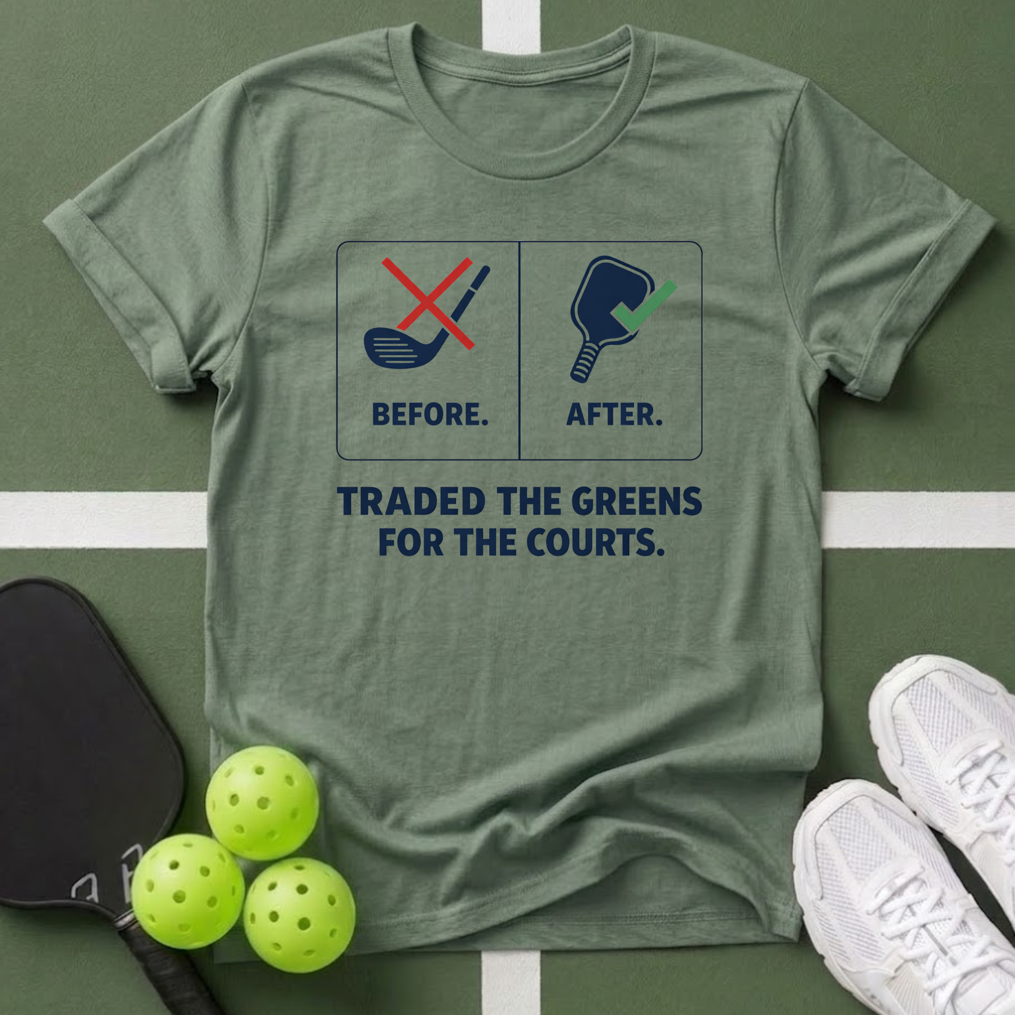 Golf-to-Pickleball T-Shirt
