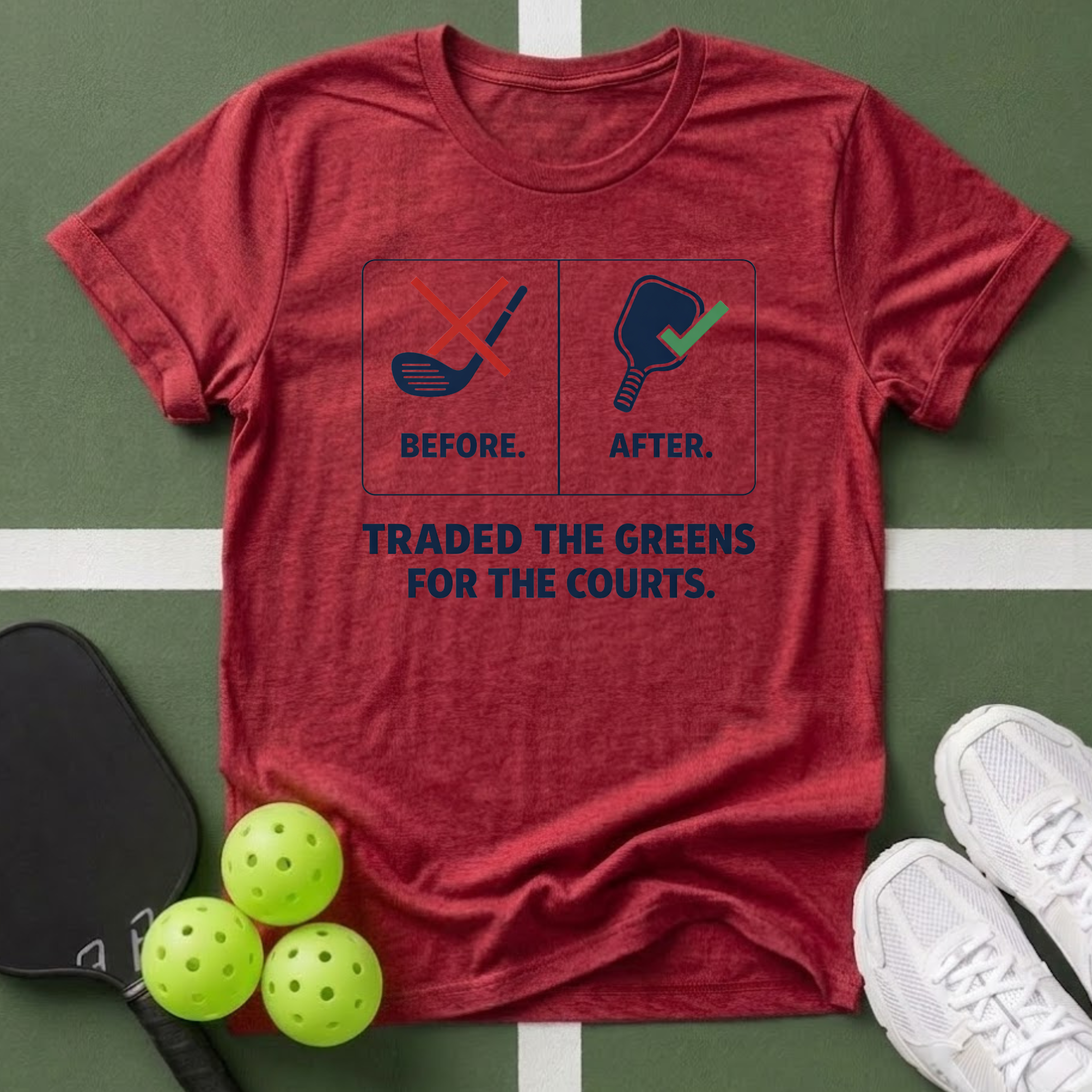 Golf-to-Pickleball T-Shirt