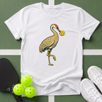 Sandhill Crane with Pickleball T-Shirt