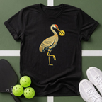 Sandhill Crane with Pickleball T-Shirt