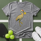 Sandhill Crane with Pickleball T-Shirt