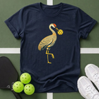 Sandhill Crane with Pickleball T-Shirt