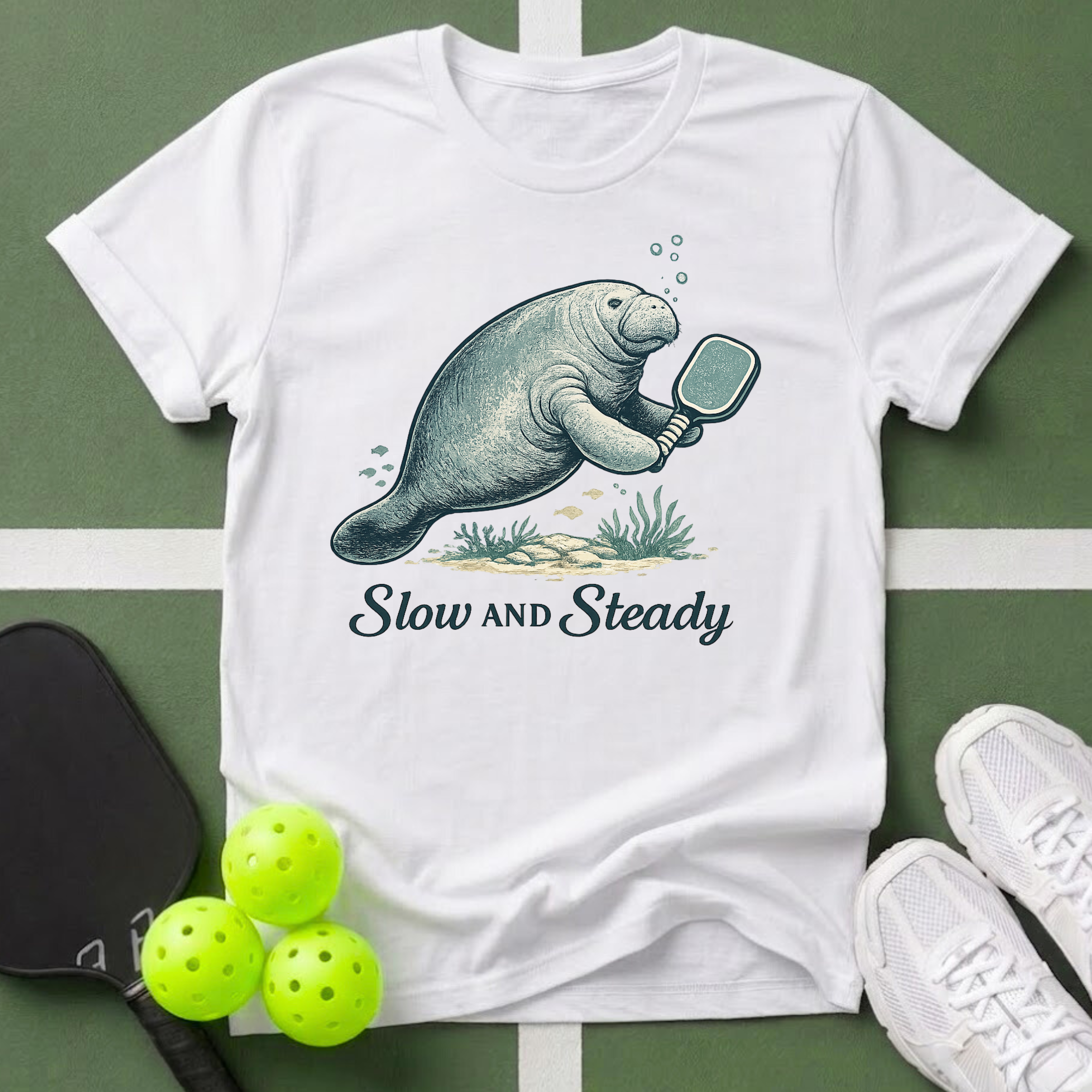 Manatee 'Slow and Steady' T-Shirt