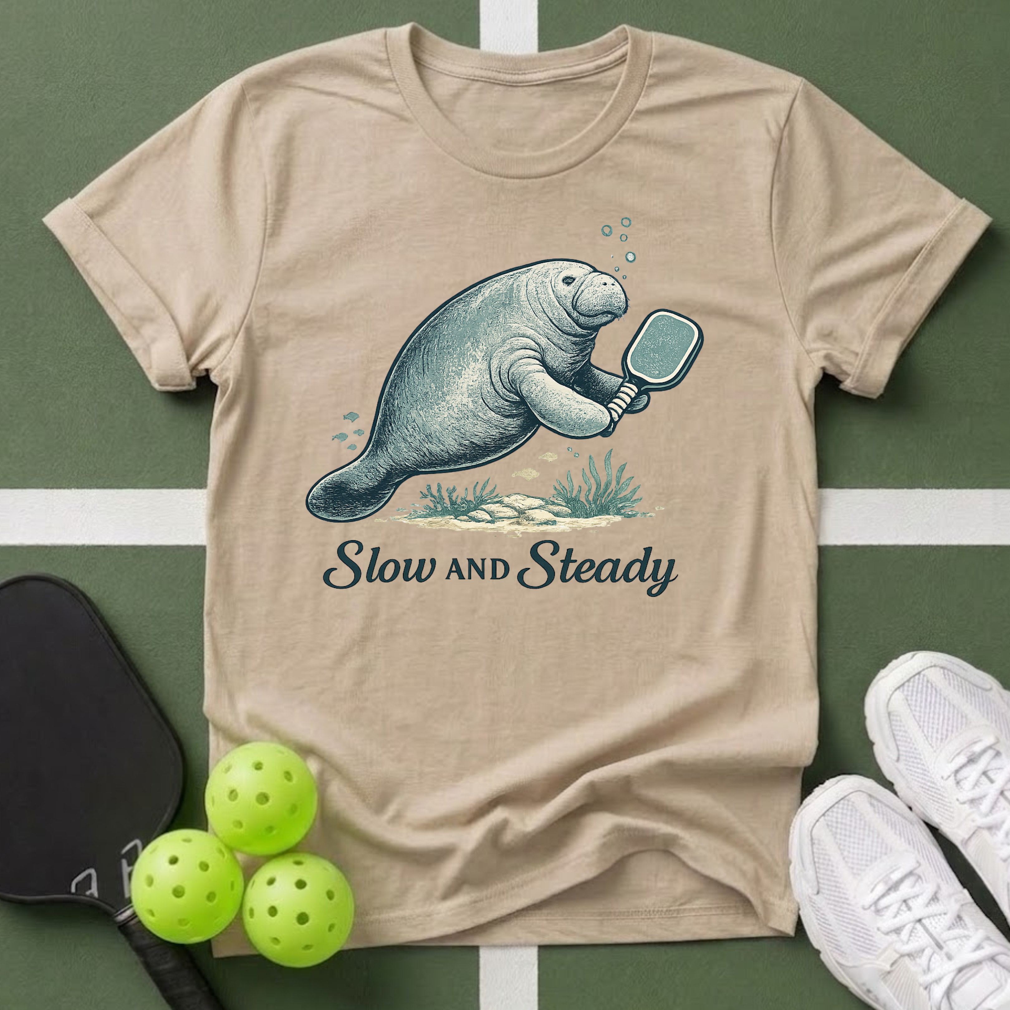 Manatee 'Slow and Steady' T-Shirt