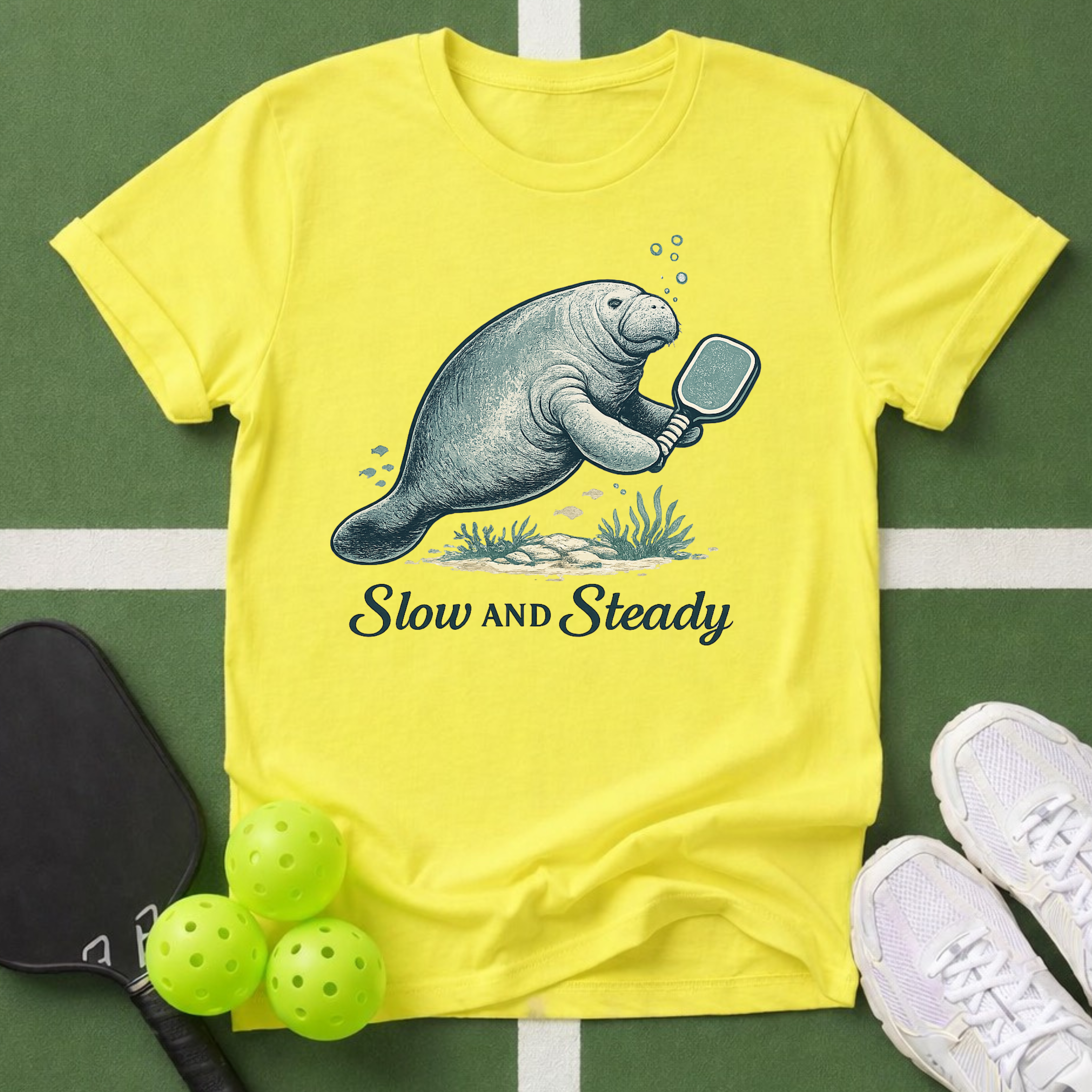 Manatee 'Slow and Steady' T-Shirt