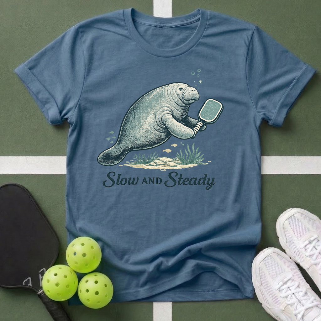 Manatee 'Slow and Steady' T-Shirt