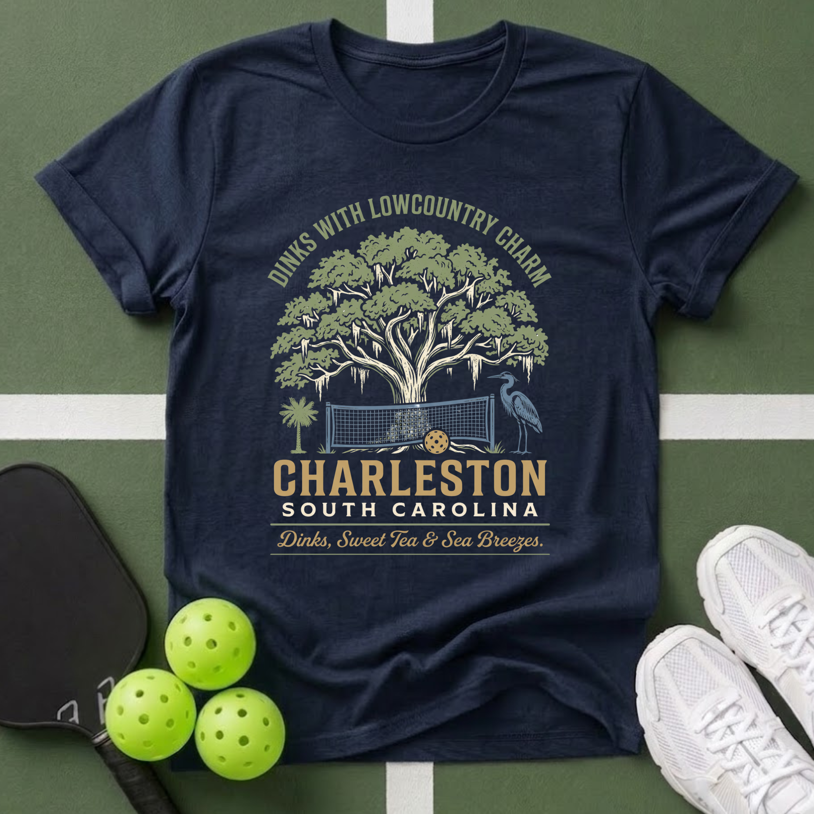 Charleston Dinks With Lowcountry Charm T-Shirt
