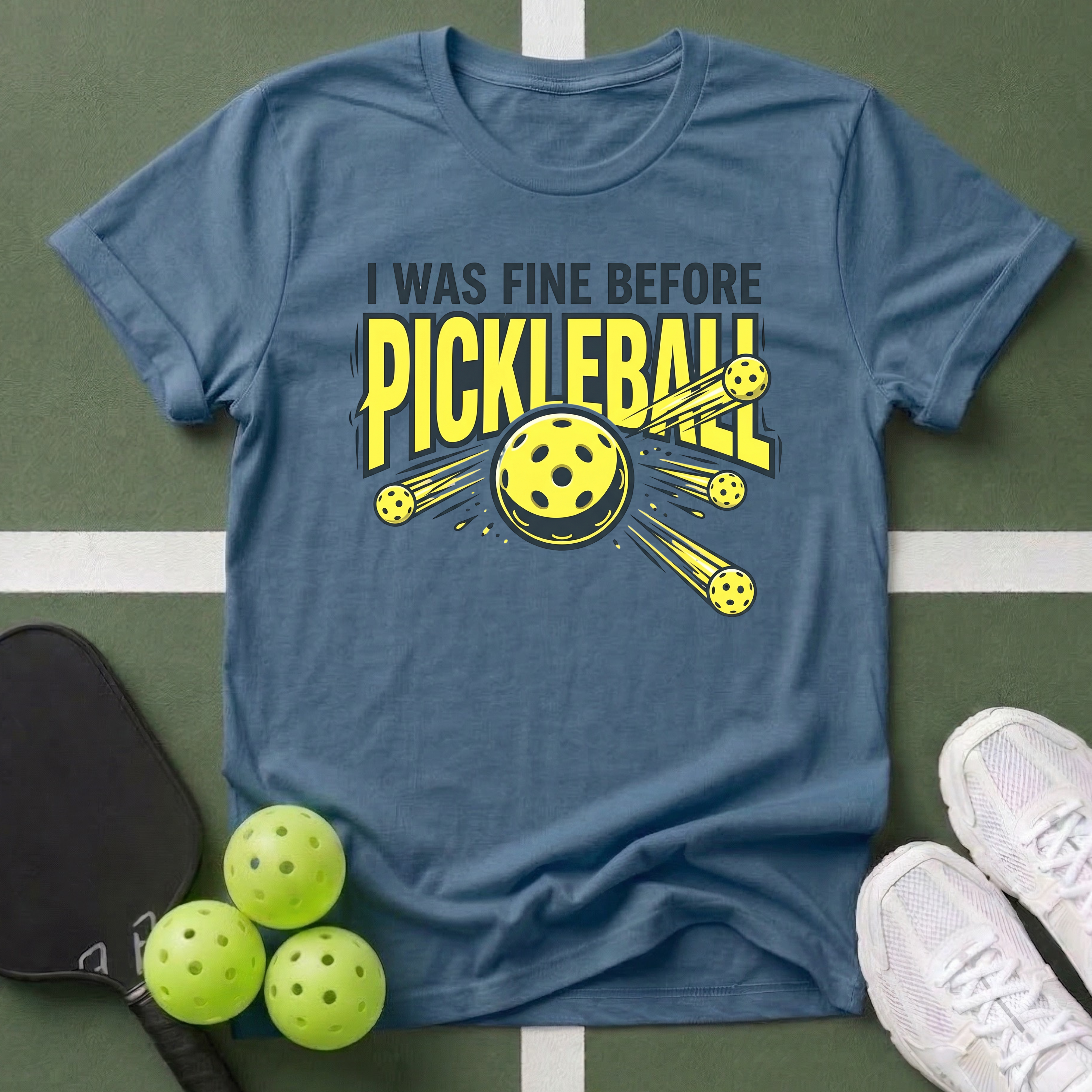 I Was Fine Before Pickleball T-Shirt
