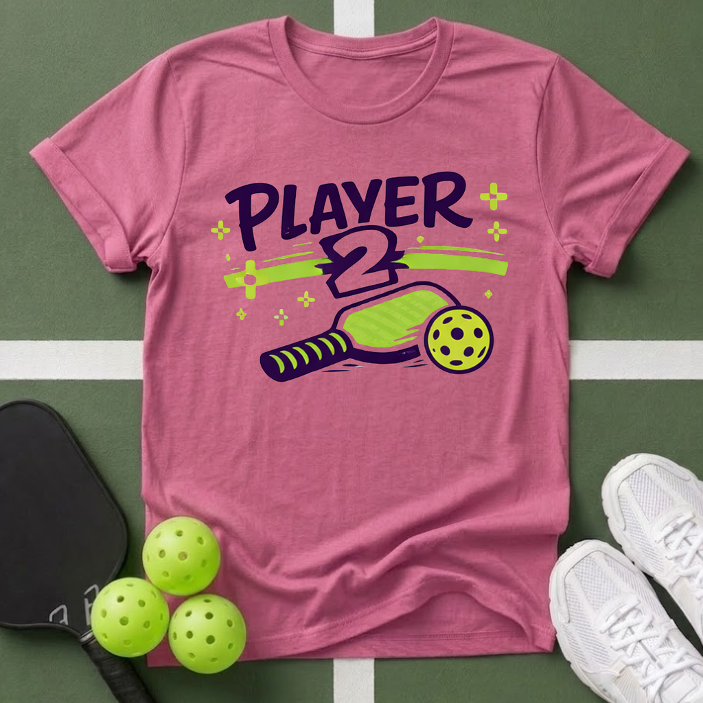 Player 2 Pickleball T-Shirt