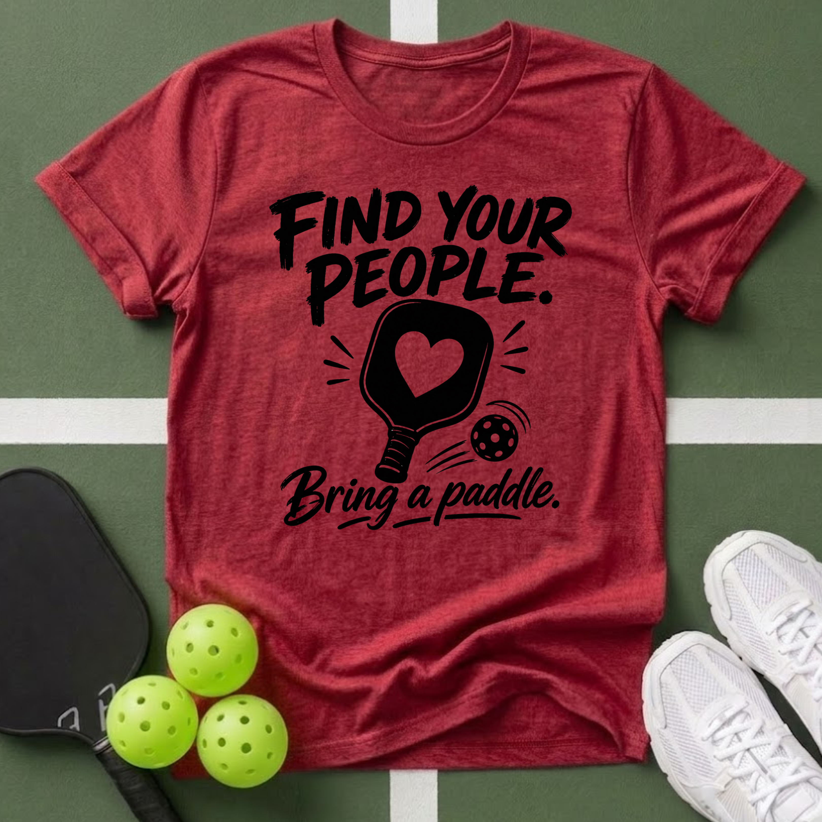 Find Your People. Bring a Paddle T-Shirt