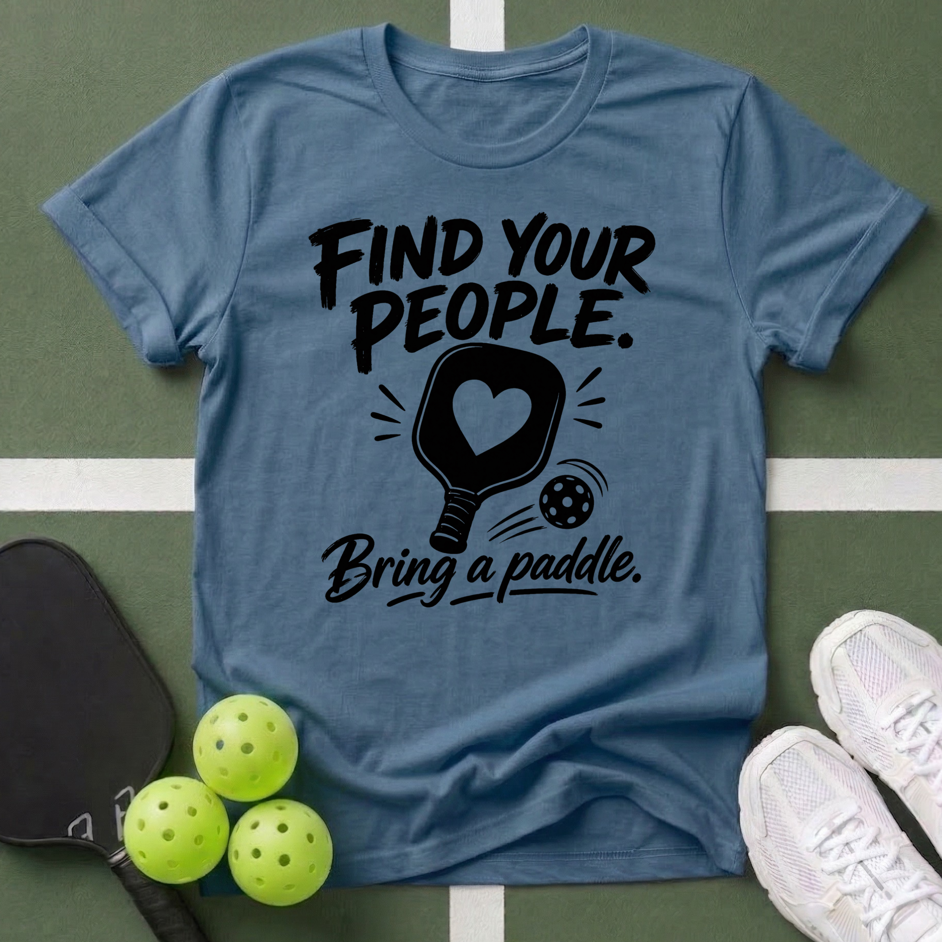 Find Your People. Bring a Paddle T-Shirt