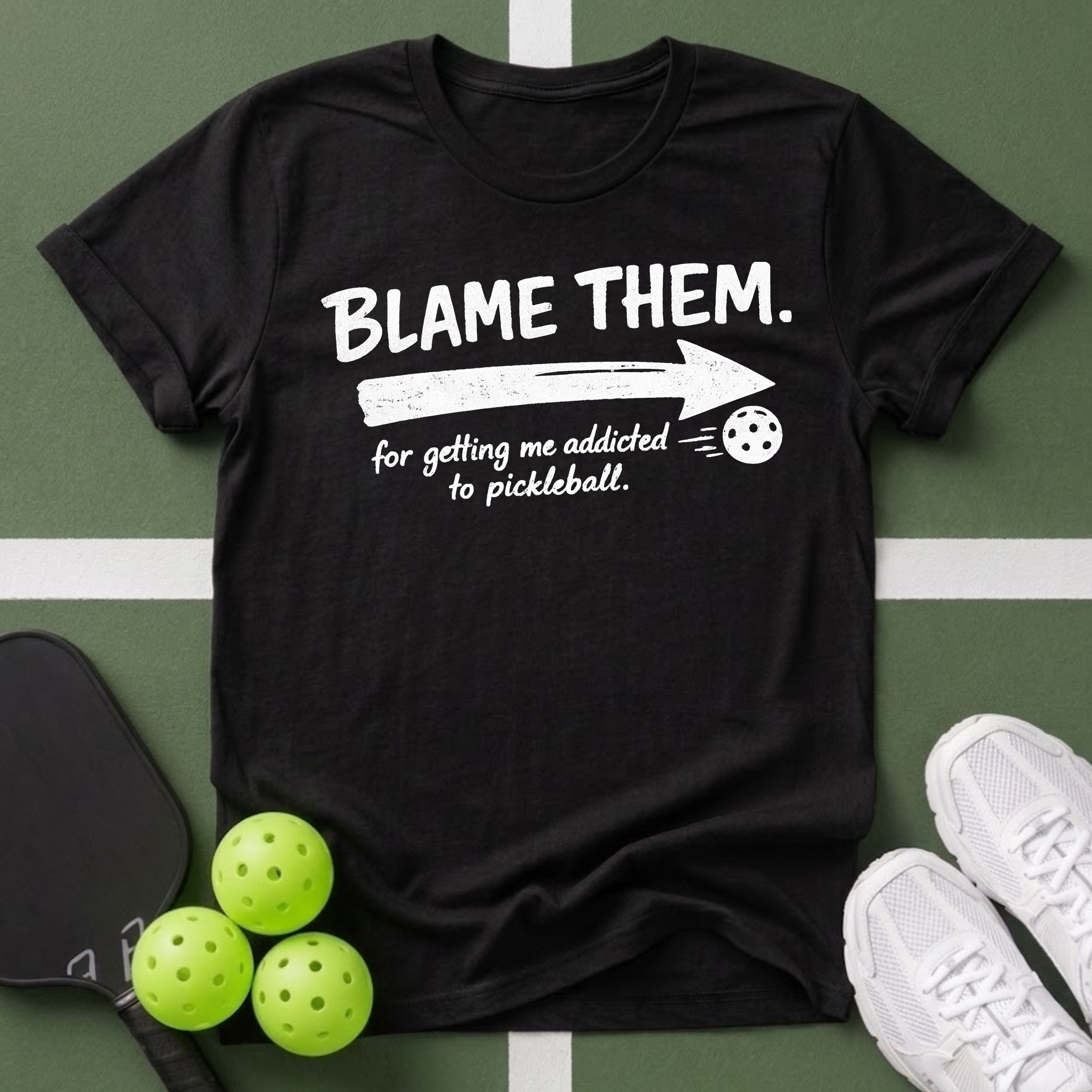 Blame Them Pickleball T-Shirt