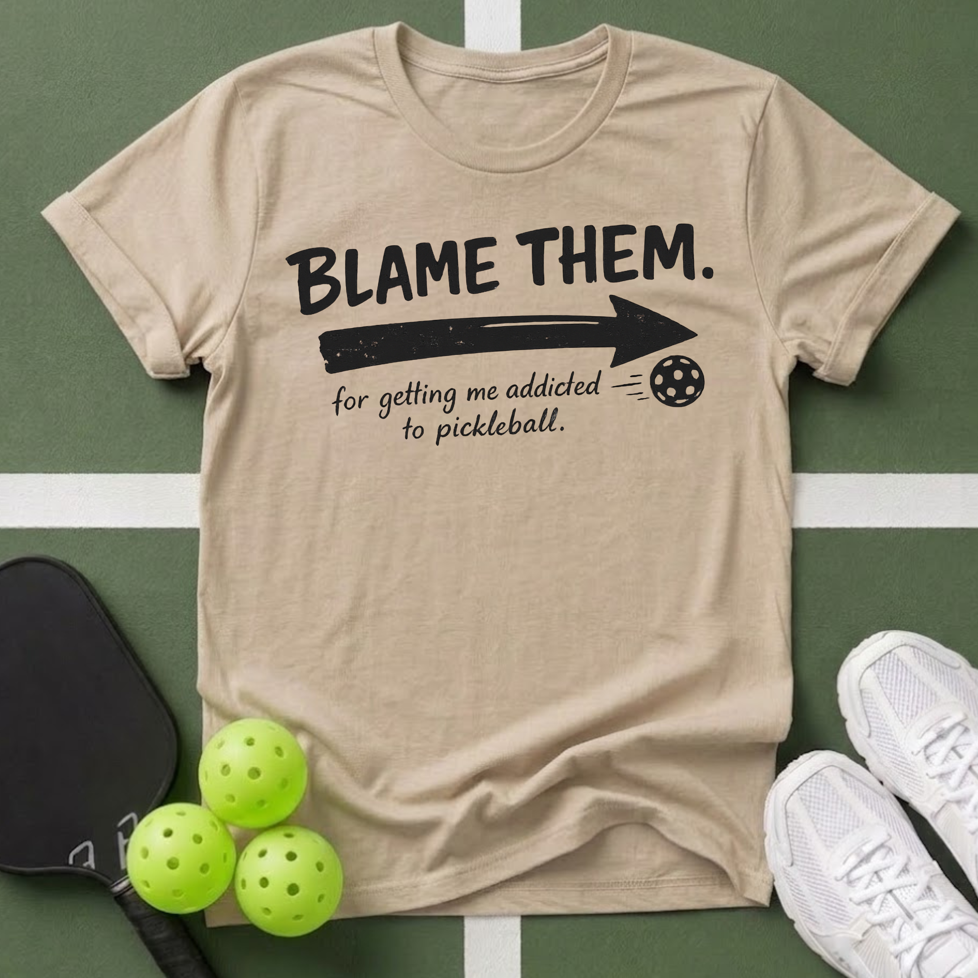 Blame Them Pickleball T-Shirt