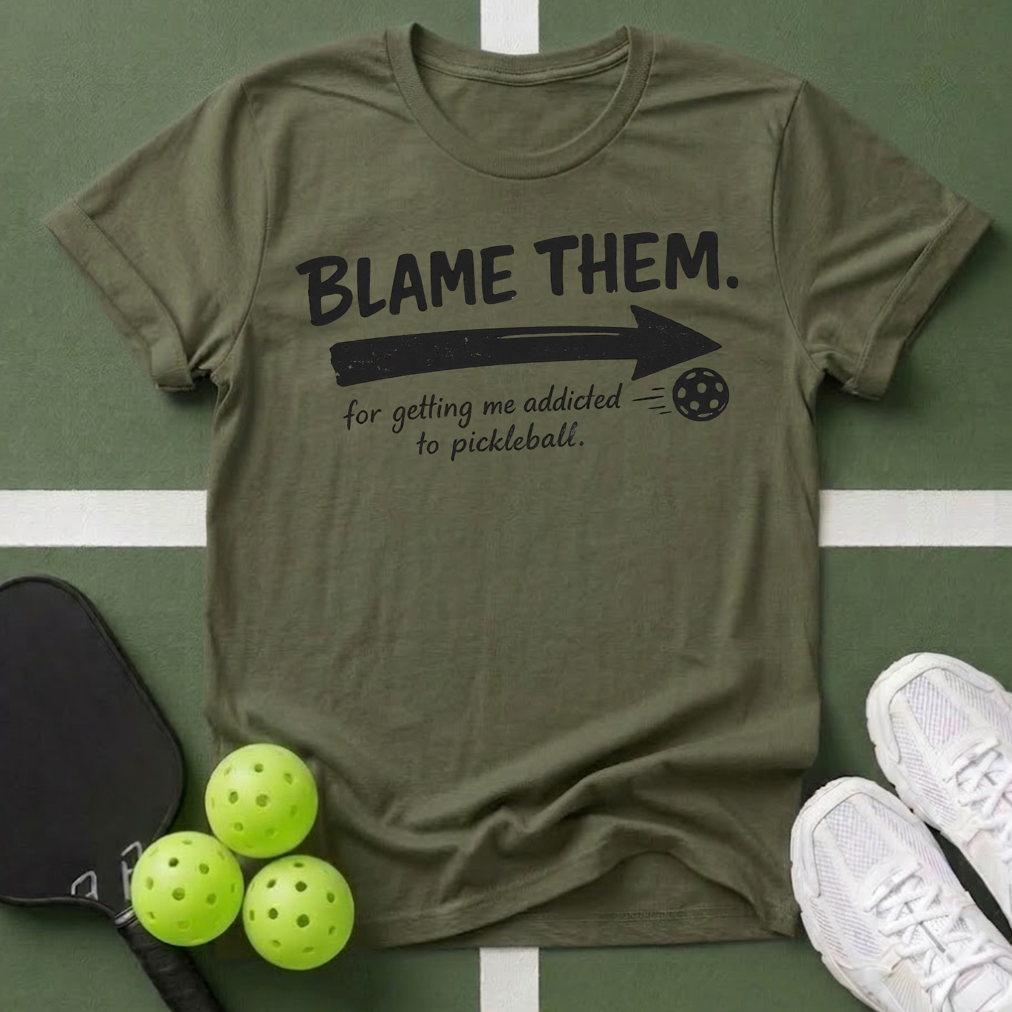 Blame Them Pickleball T-Shirt