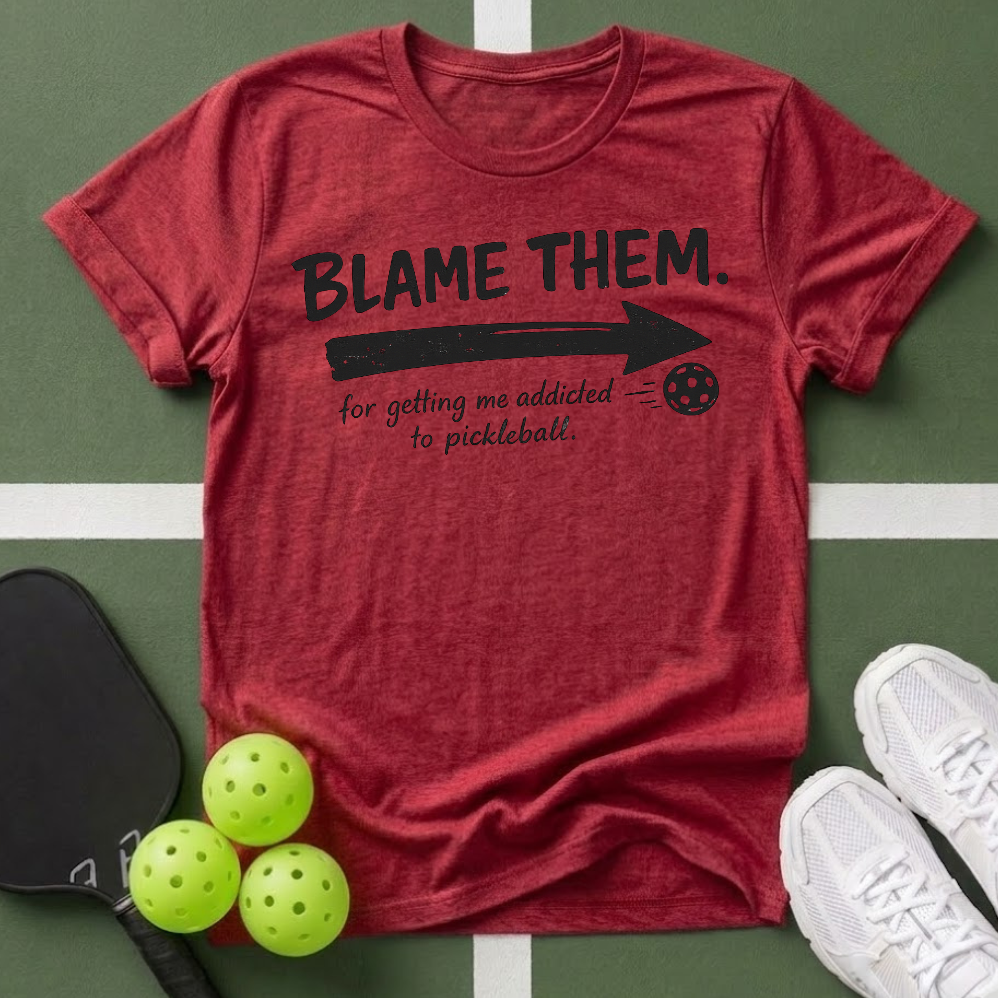 Blame Them Pickleball T-Shirt
