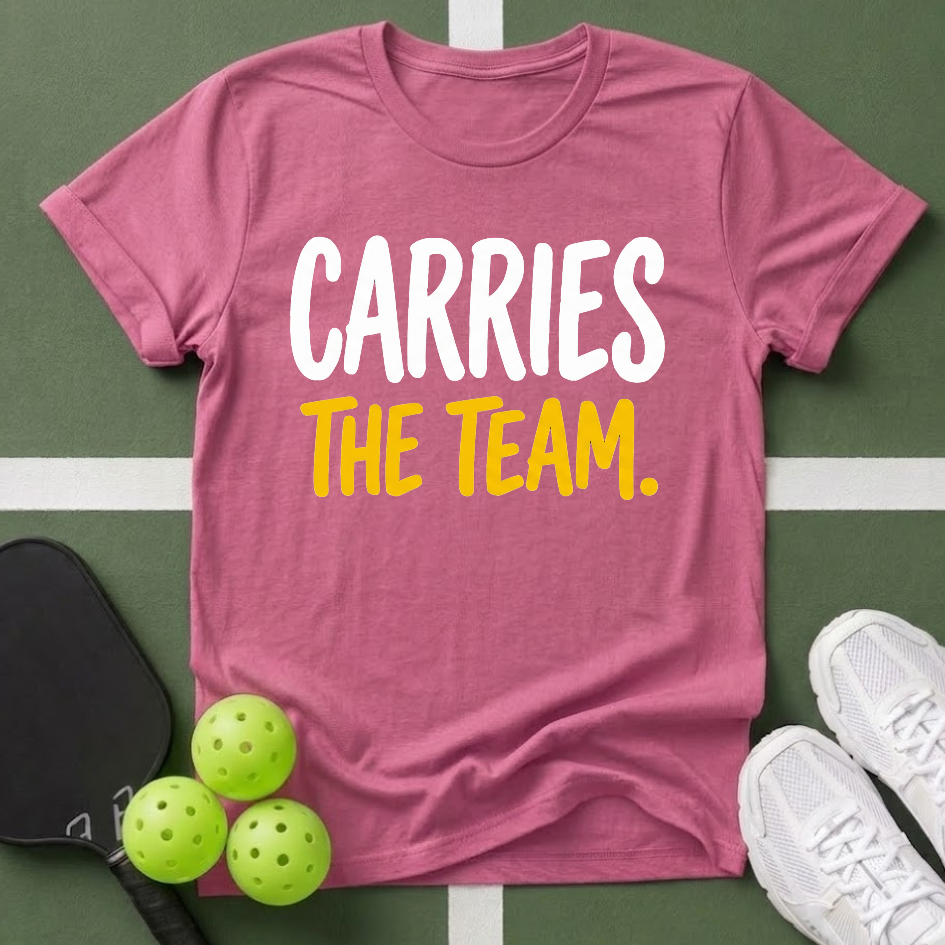 Carries the Team T-Shirt
