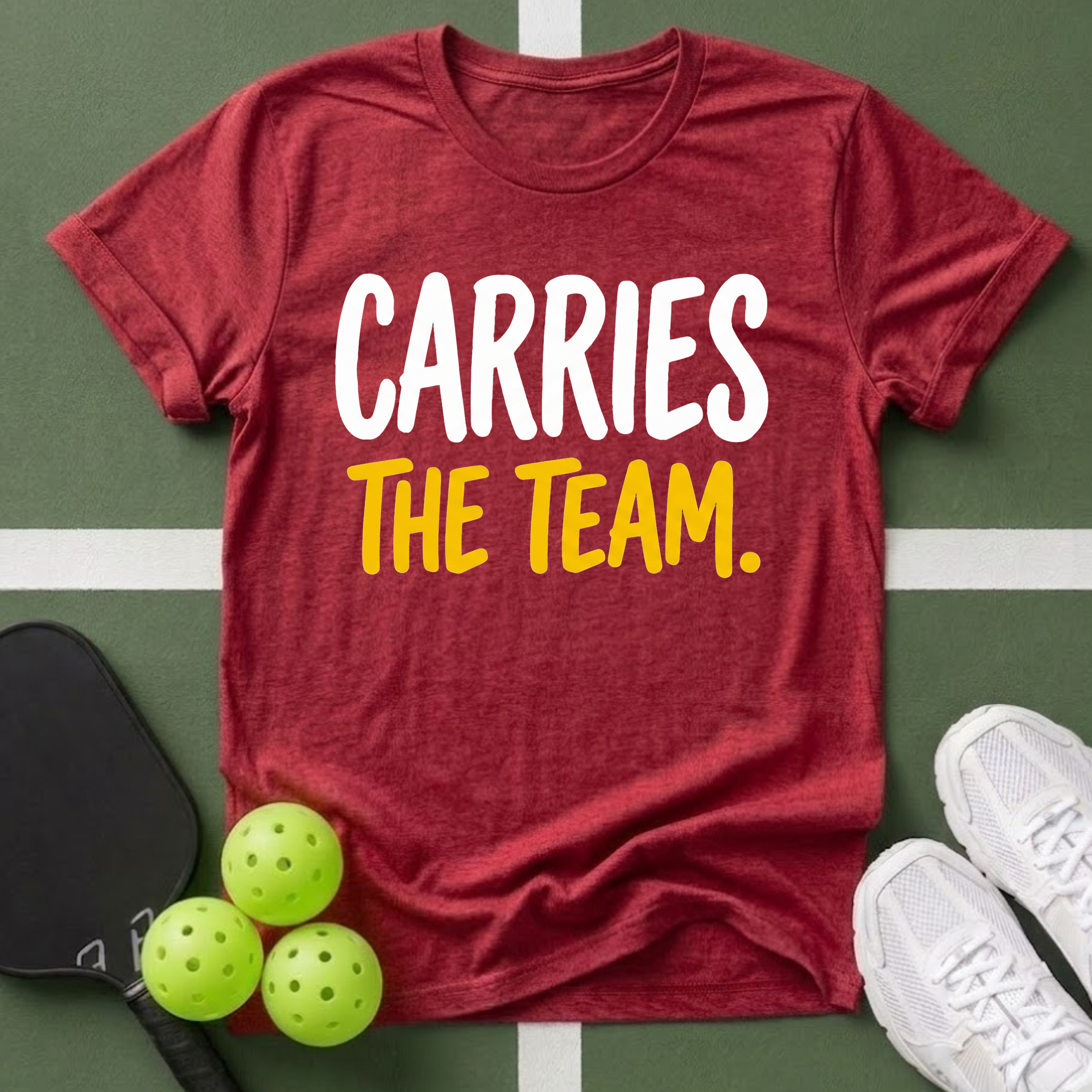 Carries the Team T-Shirt
