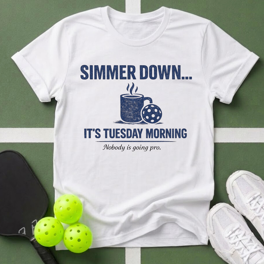 A Simmer Down It’s Tuesday Morning T-Shirt