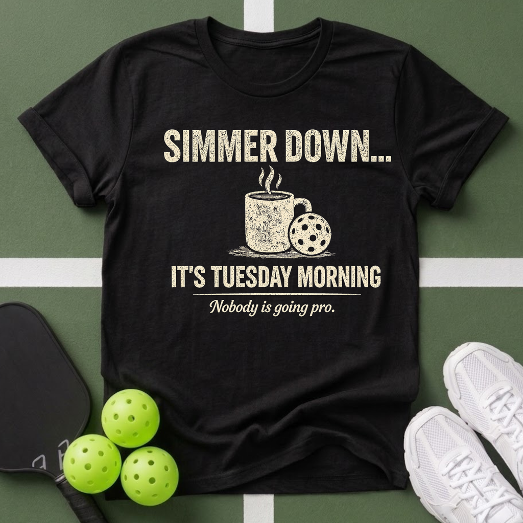 A Simmer Down It’s Tuesday Morning T-Shirt