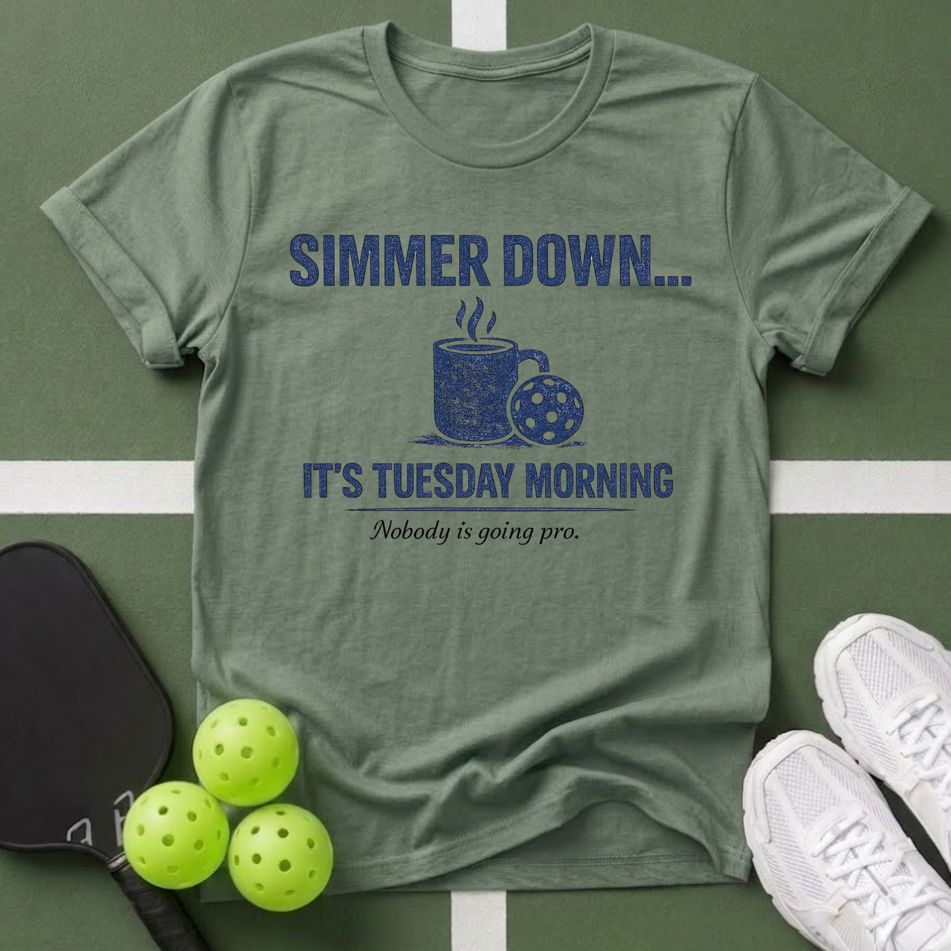 A Simmer Down It’s Tuesday Morning T-Shirt