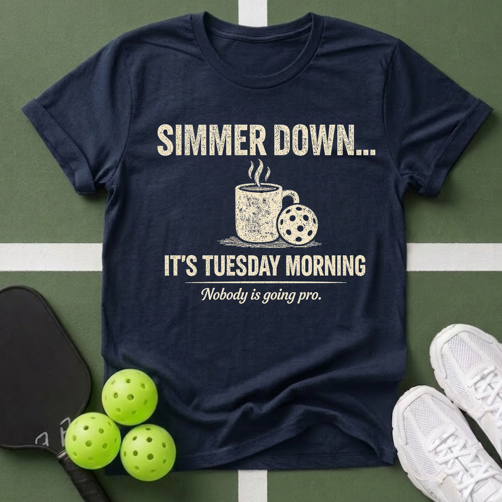 A Simmer Down It’s Tuesday Morning T-Shirt