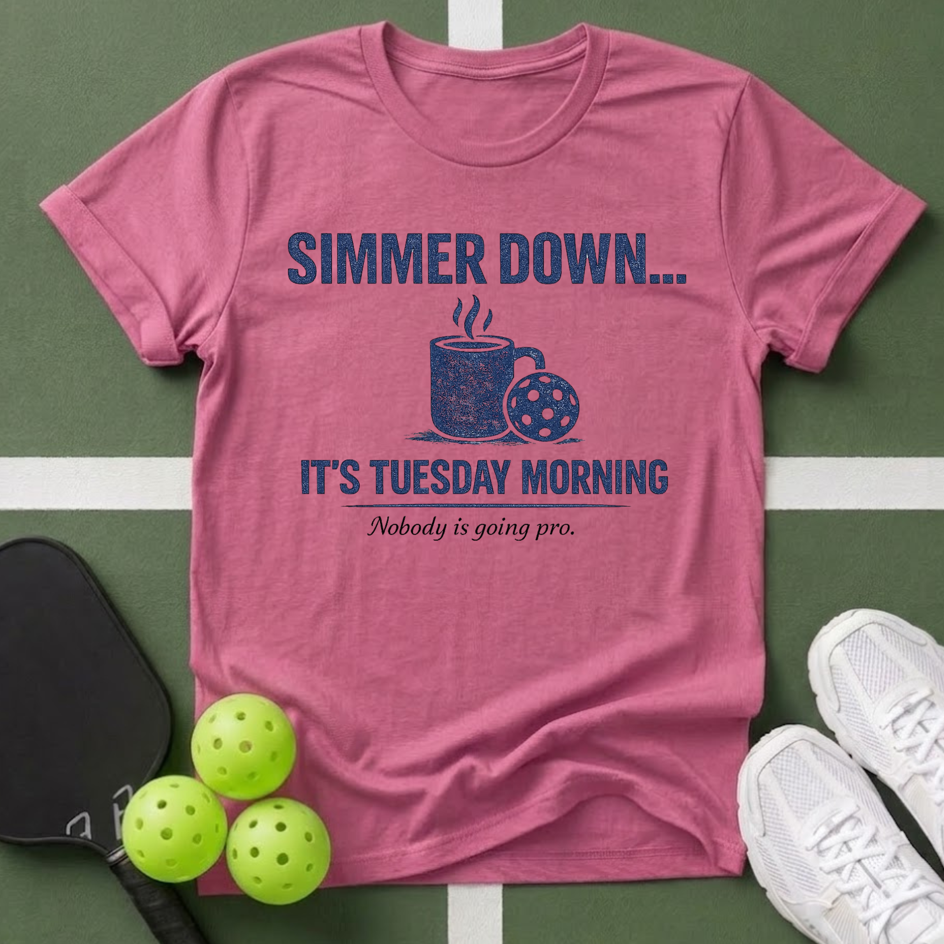 A Simmer Down It’s Tuesday Morning T-Shirt