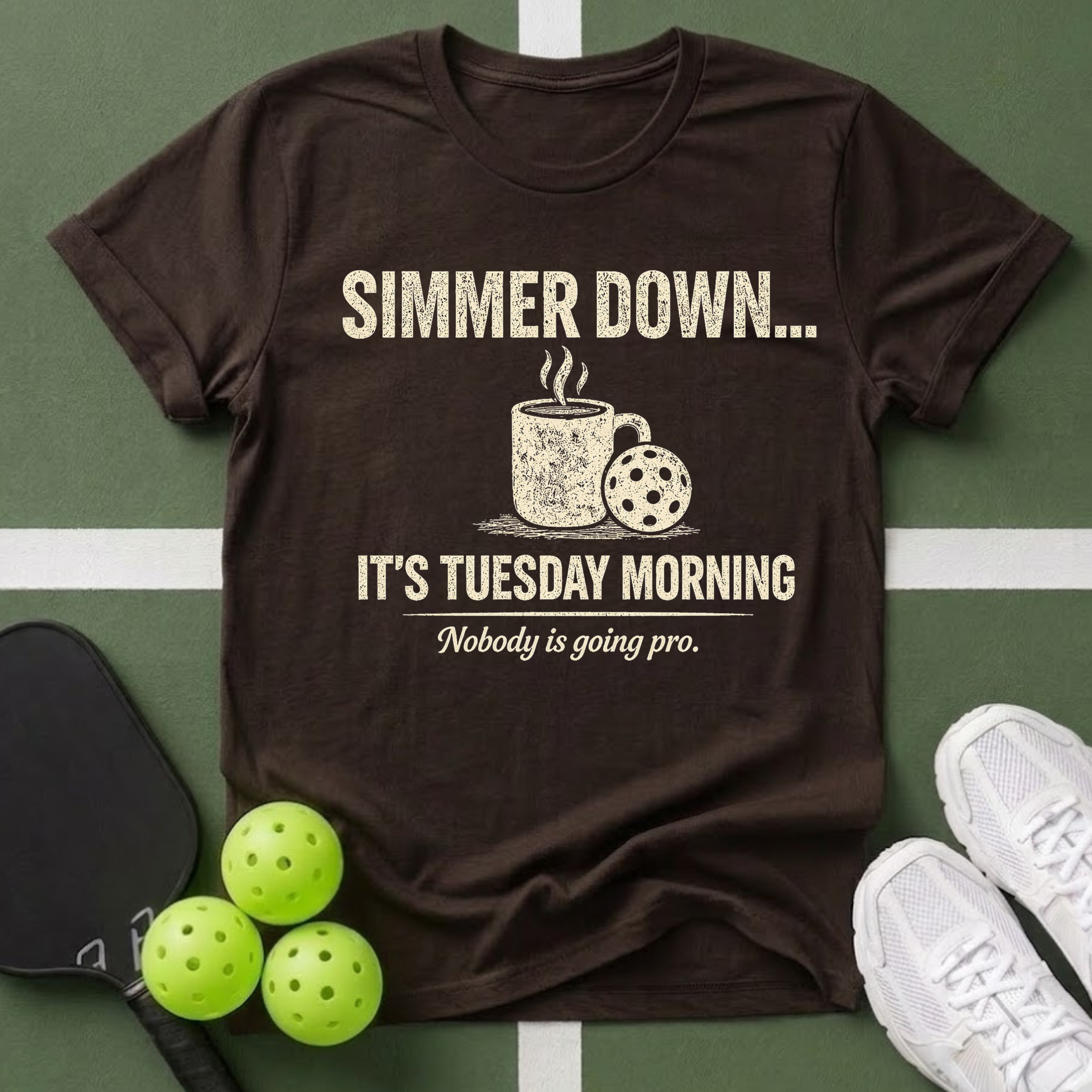 A Simmer Down It’s Tuesday Morning T-Shirt