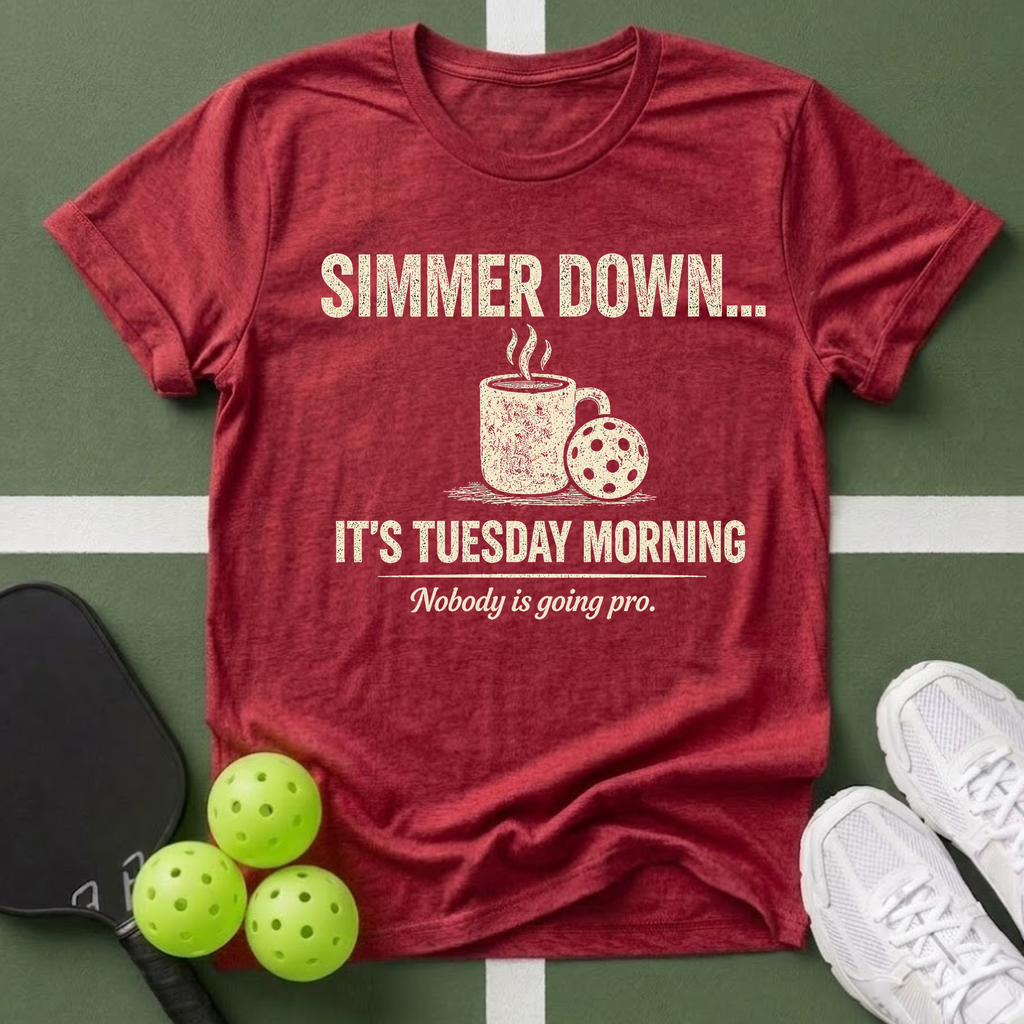 A Simmer Down It’s Tuesday Morning T-Shirt