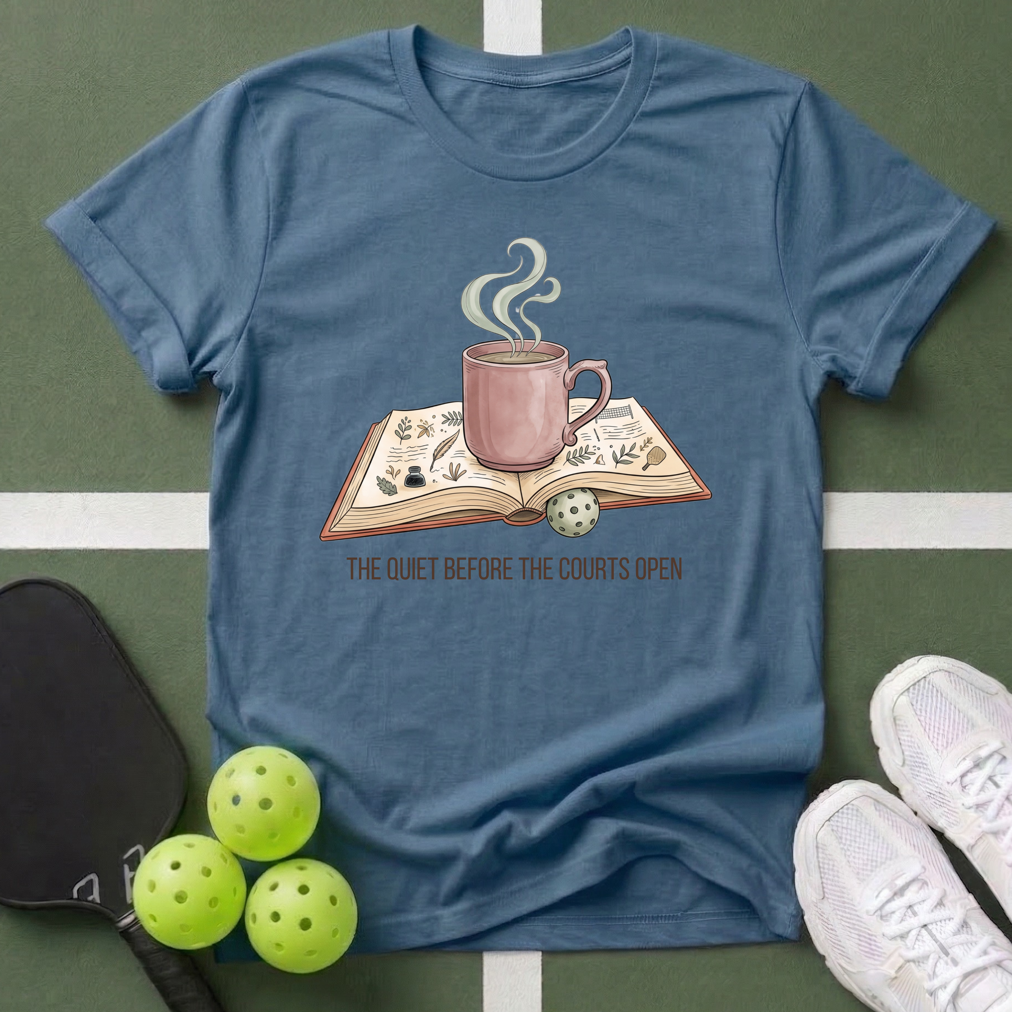 The Quiet Before the Courts Open T-Shirt
