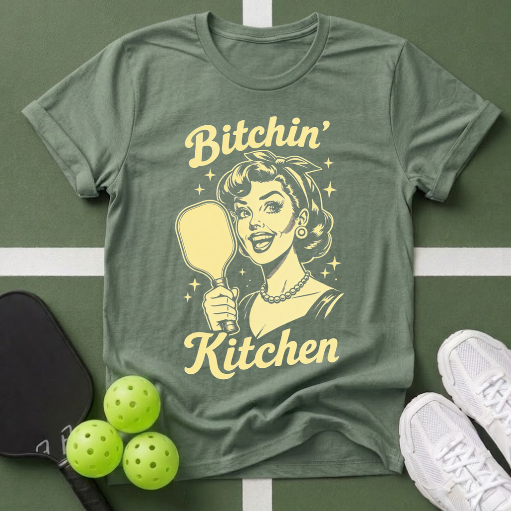 Bitchin' Kitchen Vintage Retro T-Shirt