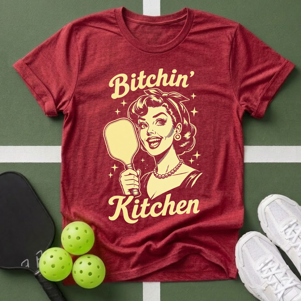 Bitchin' Kitchen Vintage Retro T-Shirt