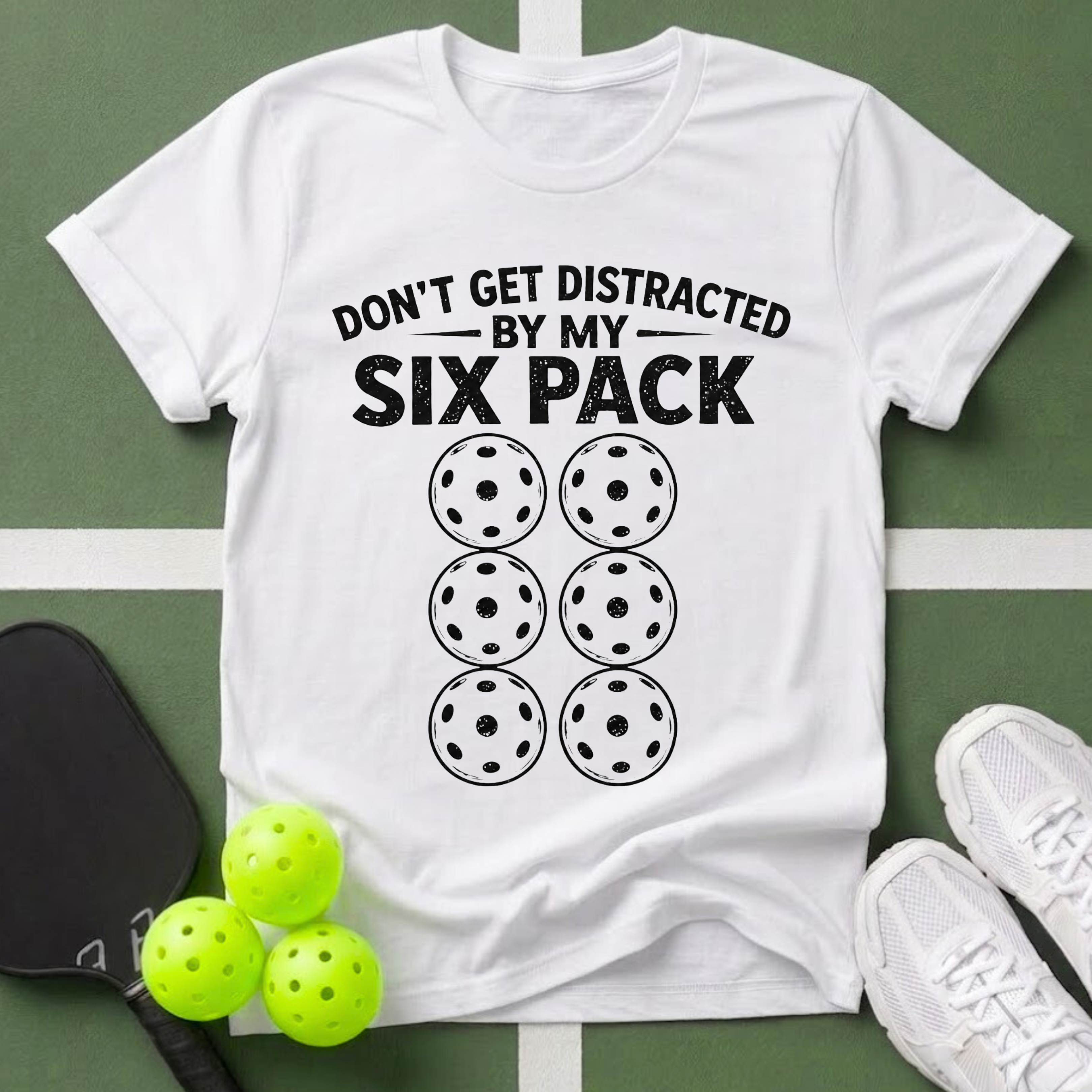 Don't Get Distracted By My Six Pack T-Shirt