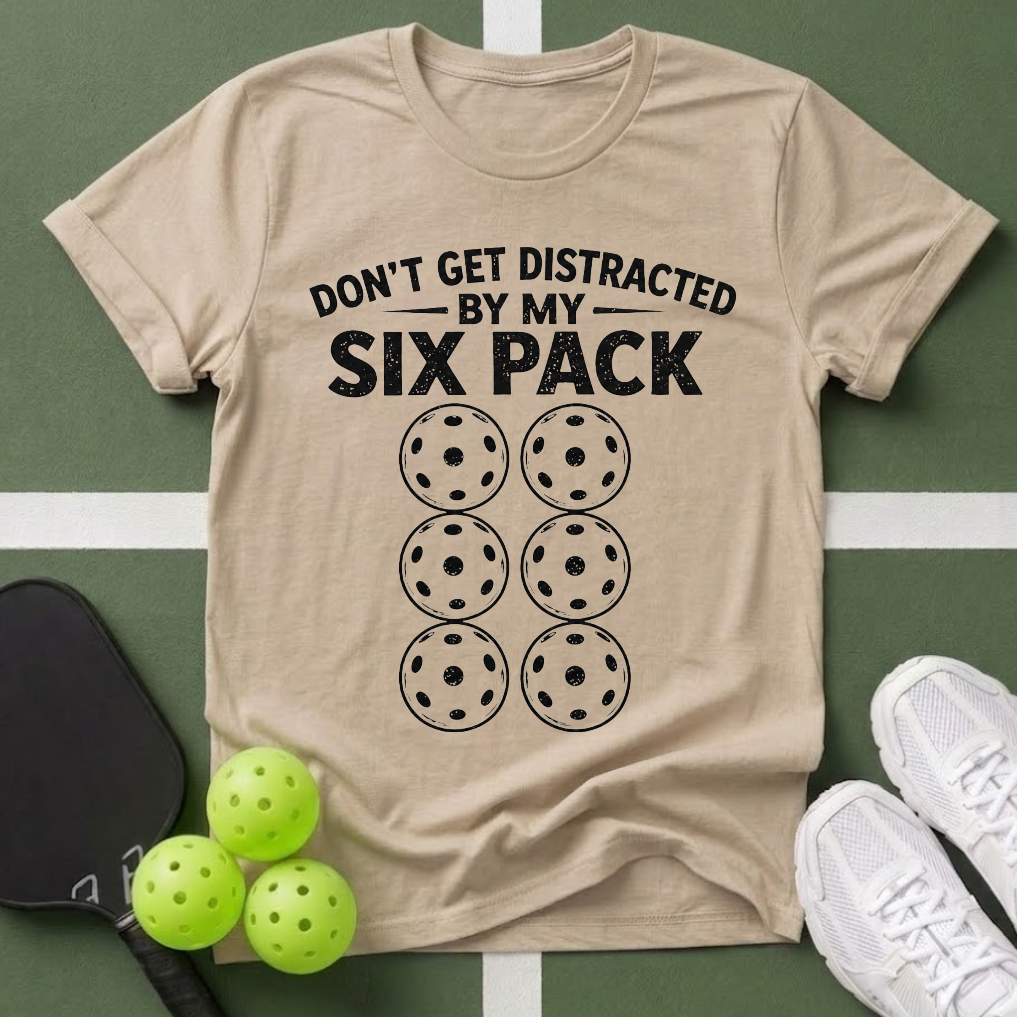 Don't Get Distracted By My Six Pack T-Shirt