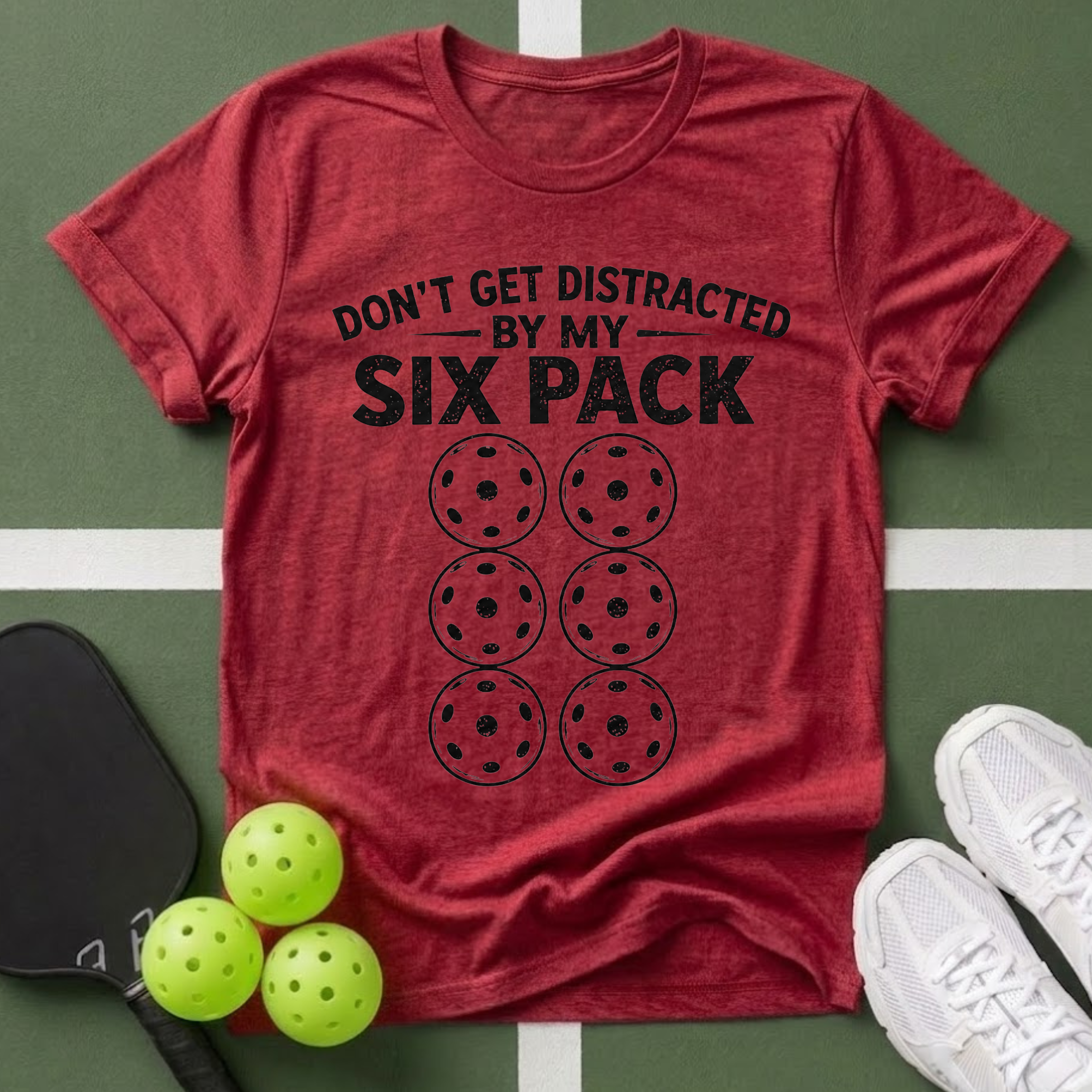 Don't Get Distracted By My Six Pack T-Shirt