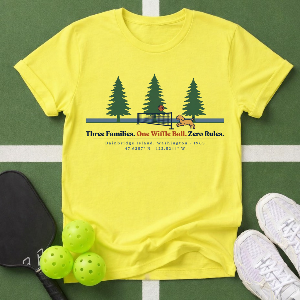 Three Families, One Wiffle Ball, Zero Rules T-Shirt