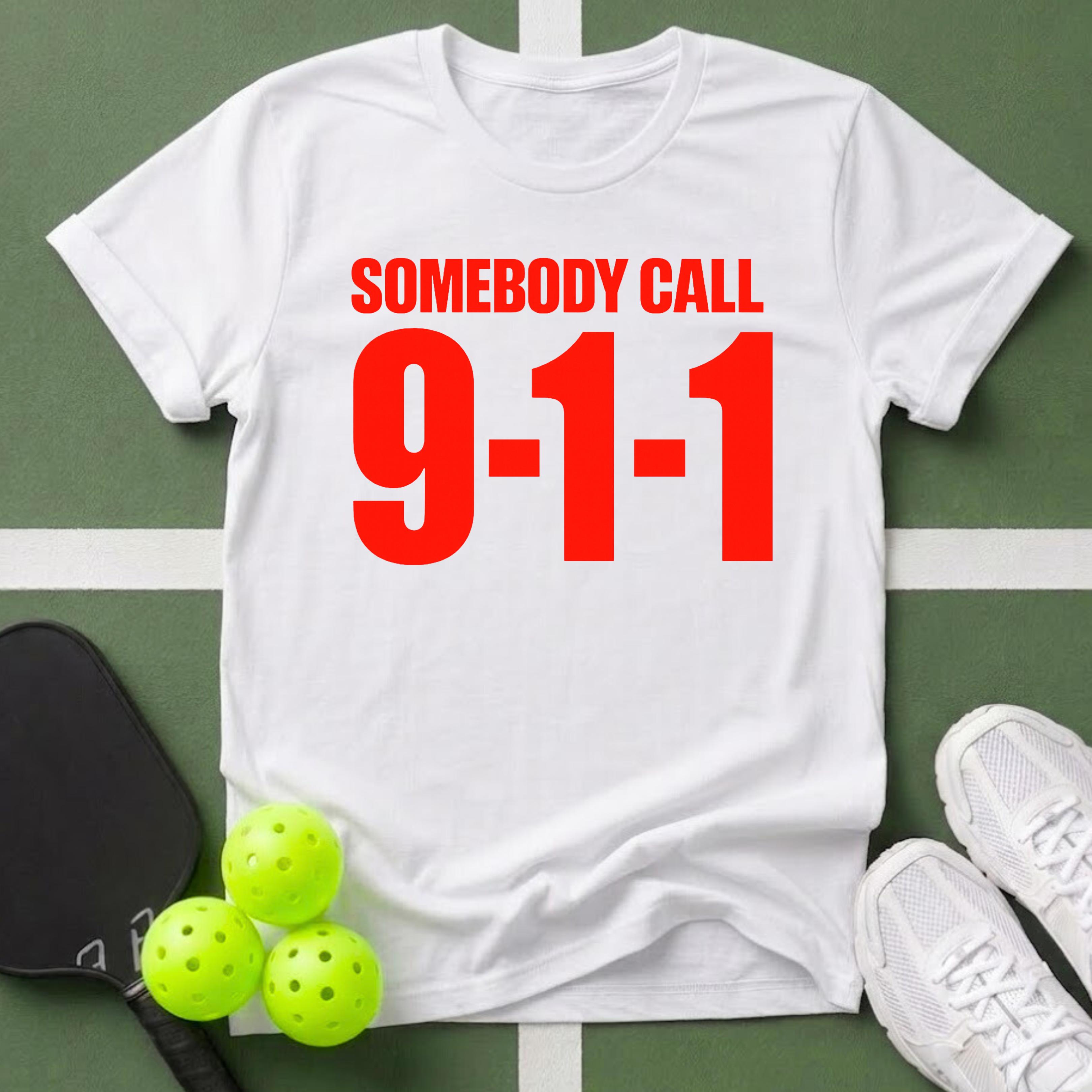 Somebody Call 9-1-1 T-Shirt