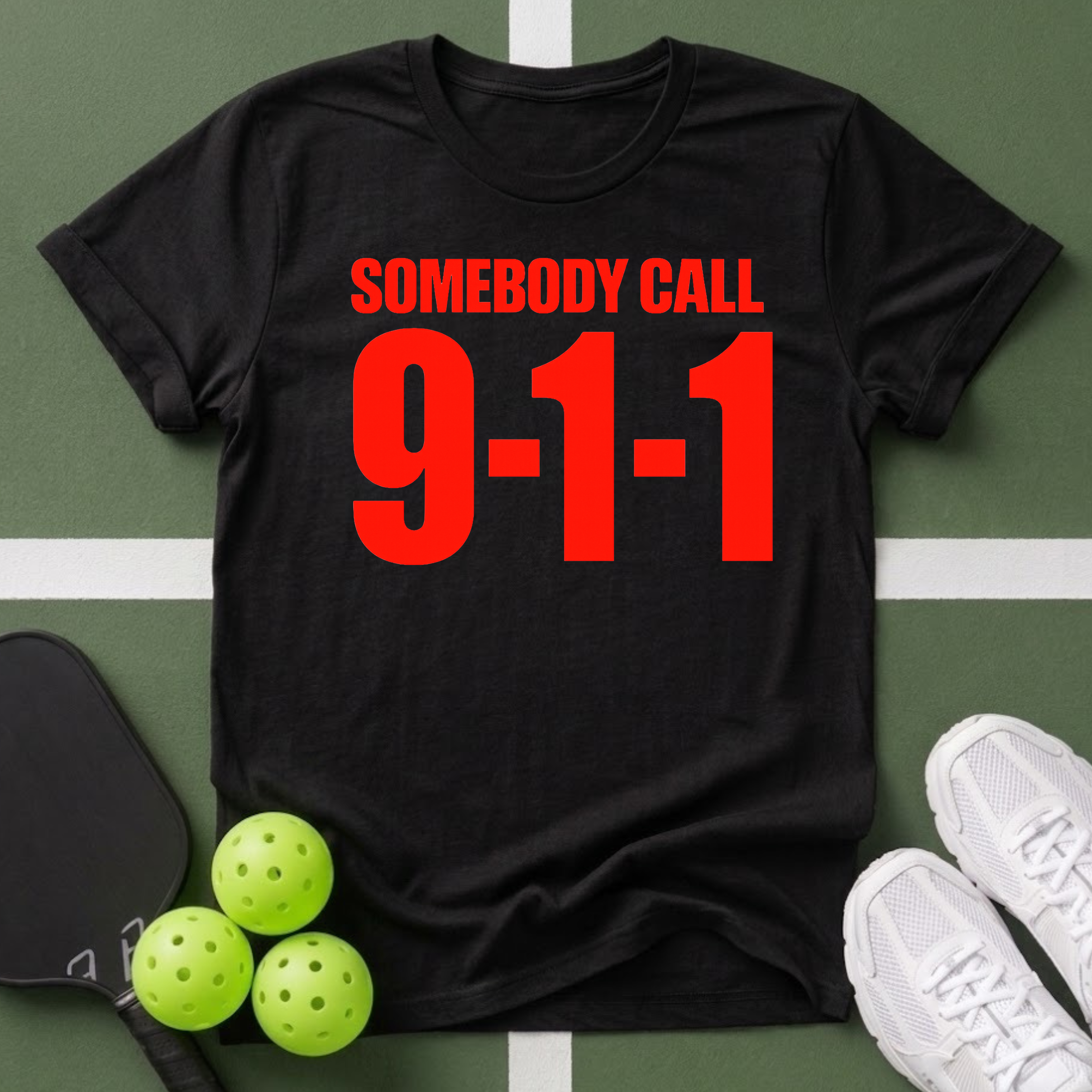 Somebody Call 9-1-1 T-Shirt