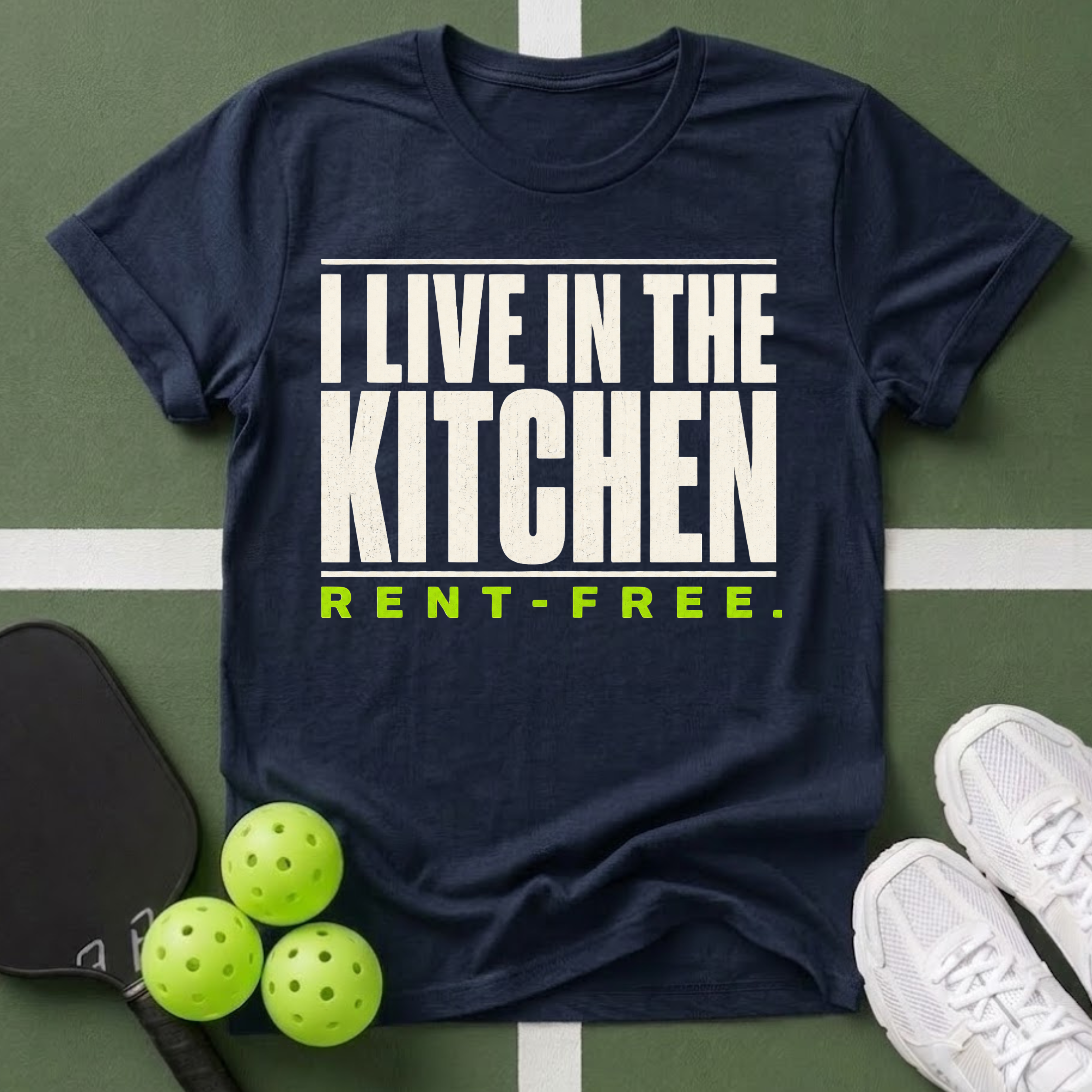 I Live in the Kitchen Rent‑Free T-Shirt