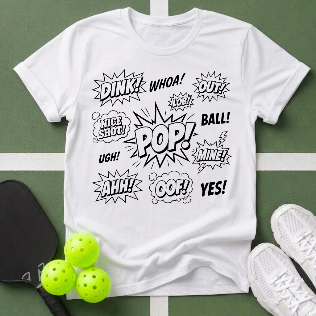 A Bang! POP! Dink! Sound Effects T-Shirt