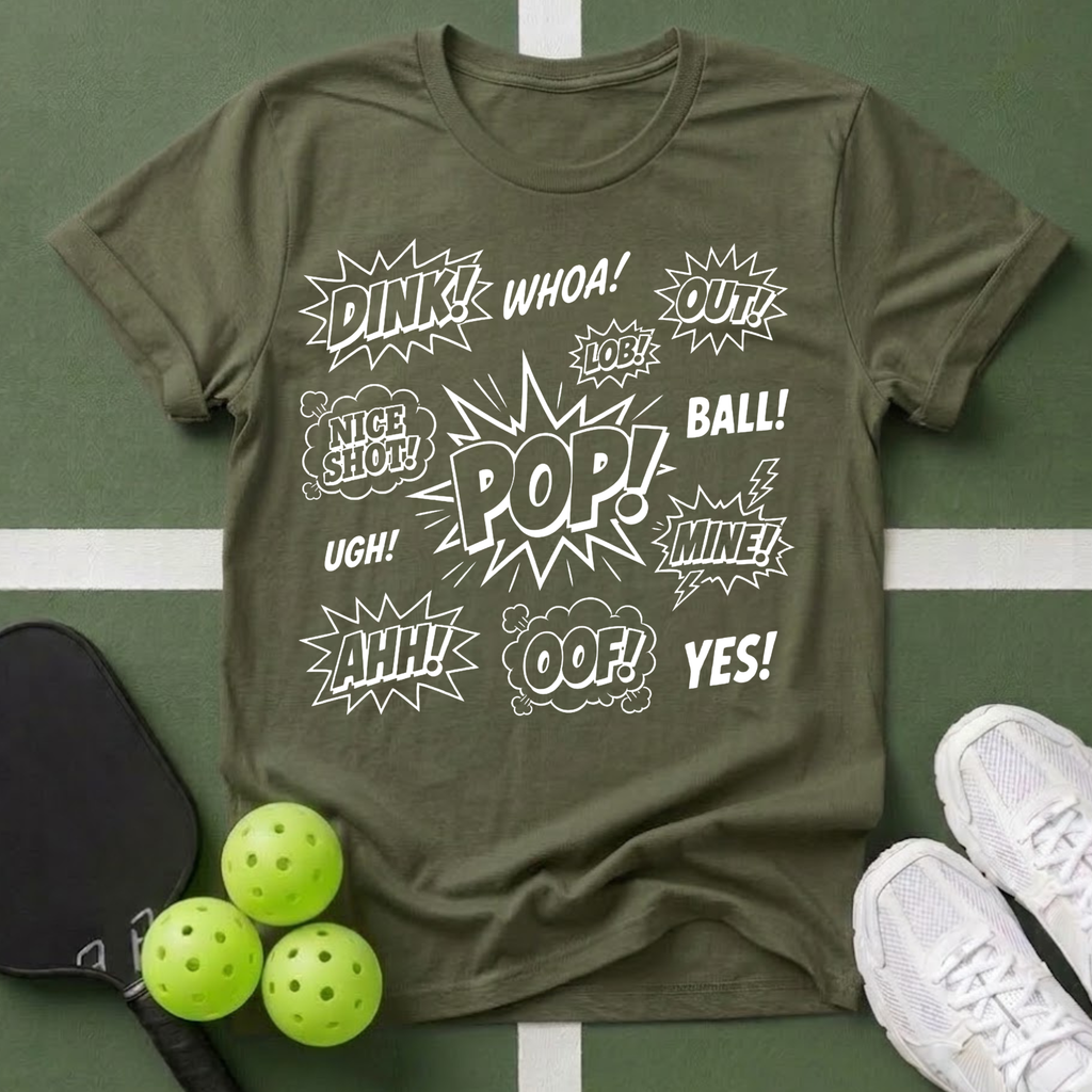 A Bang! POP! Dink! Sound Effects T-Shirt