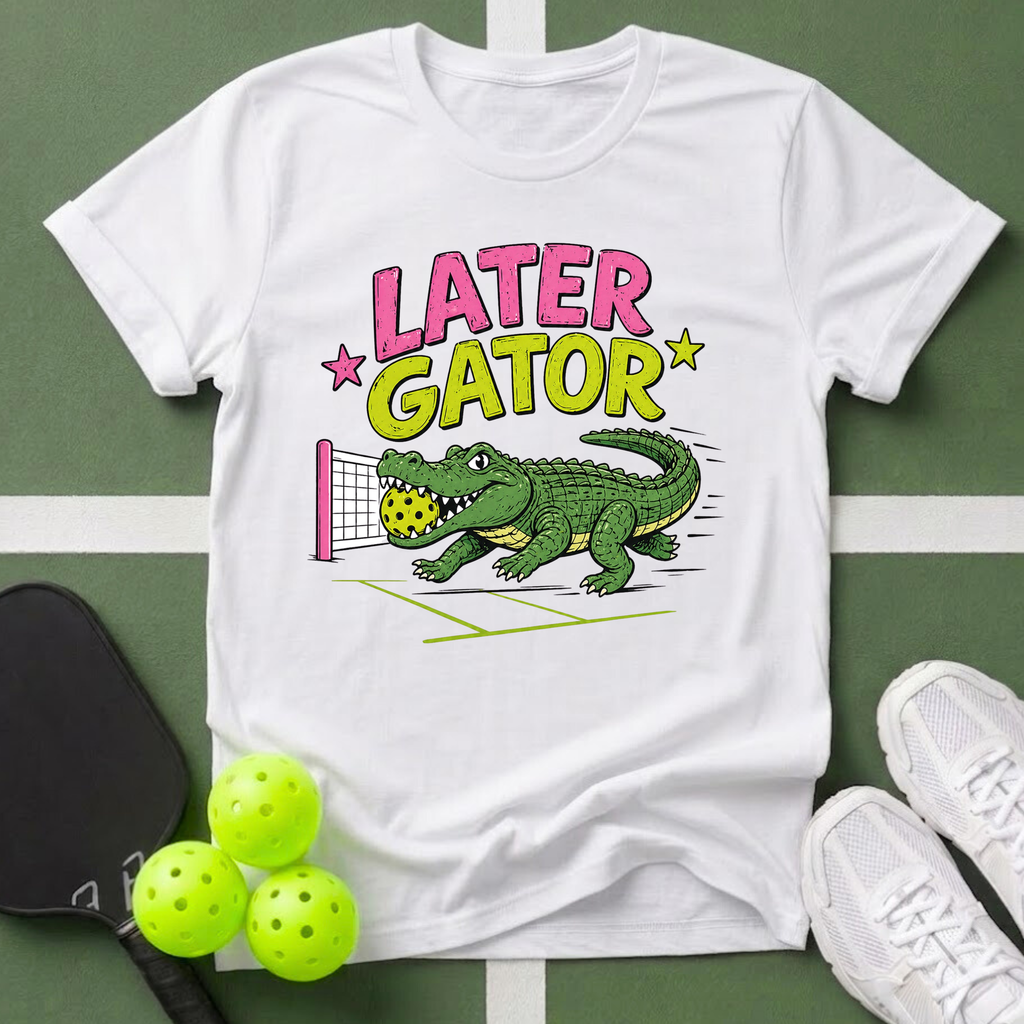 A Later Gator Pickleball T-Shirt