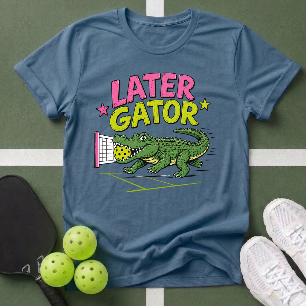 A Later Gator Pickleball T-Shirt