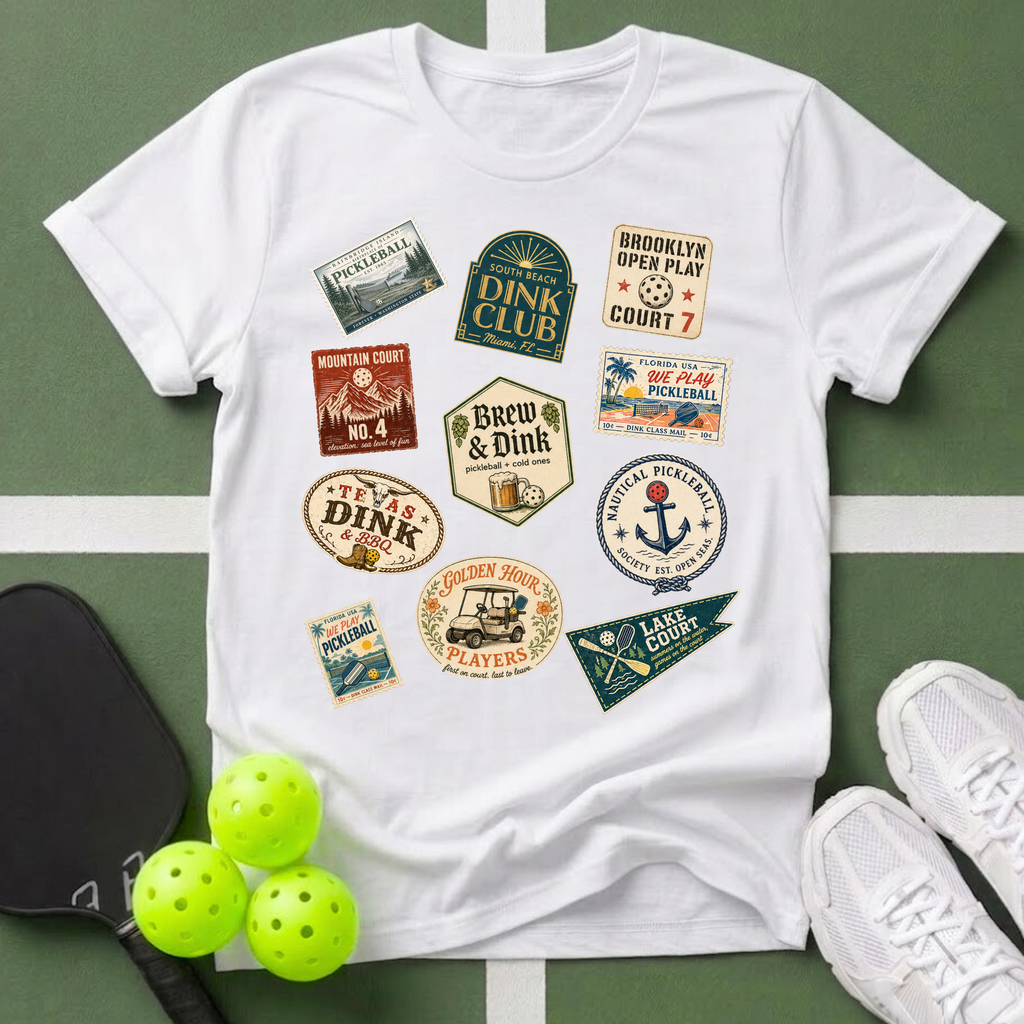 Vintage Travel Sticker T-Shirt